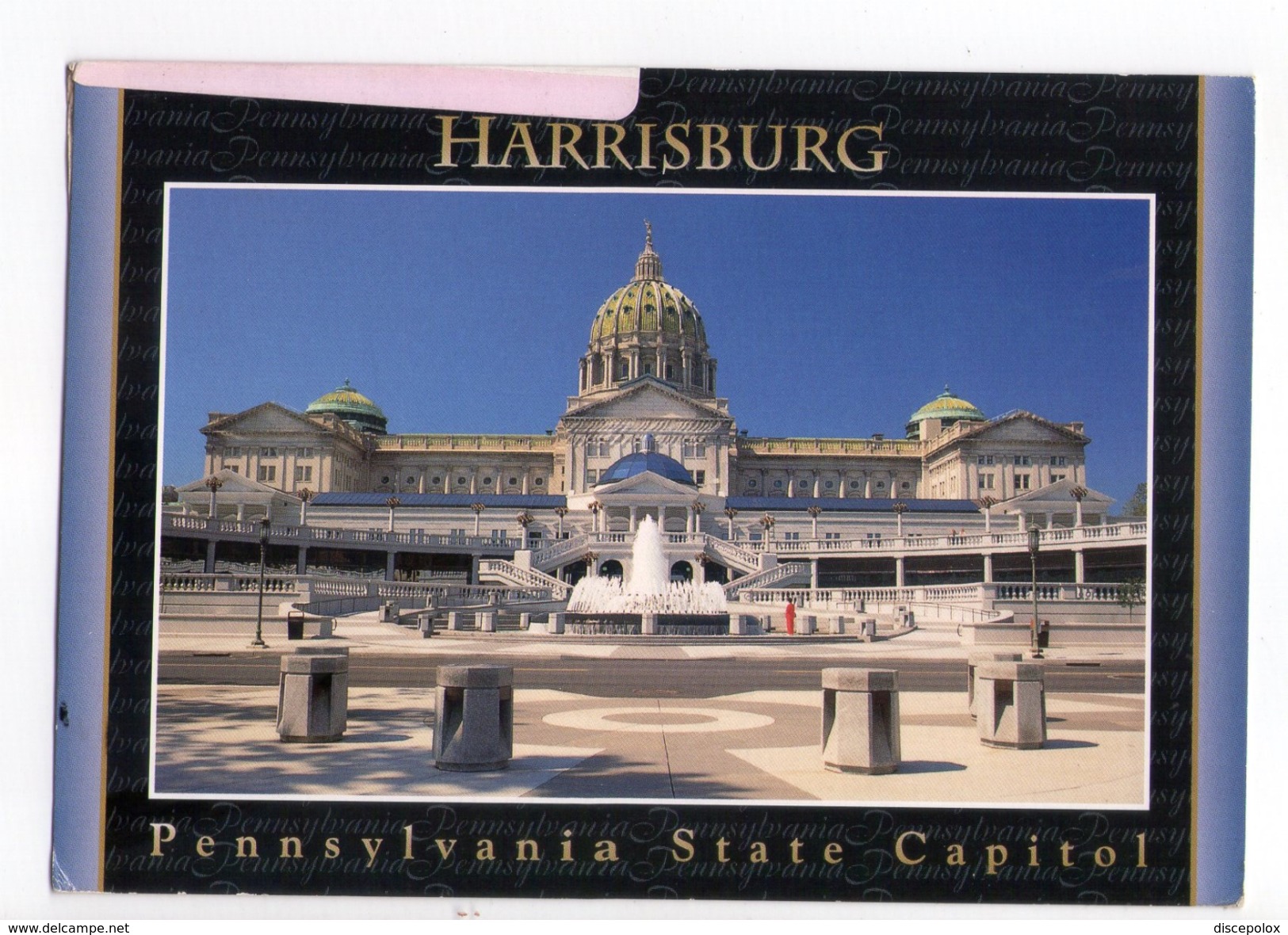 U639 Postal Adesive 1998 On Postcard: Harrisburg, Pennsylvania _ ED PHOTO PENDOR - Harrisburg