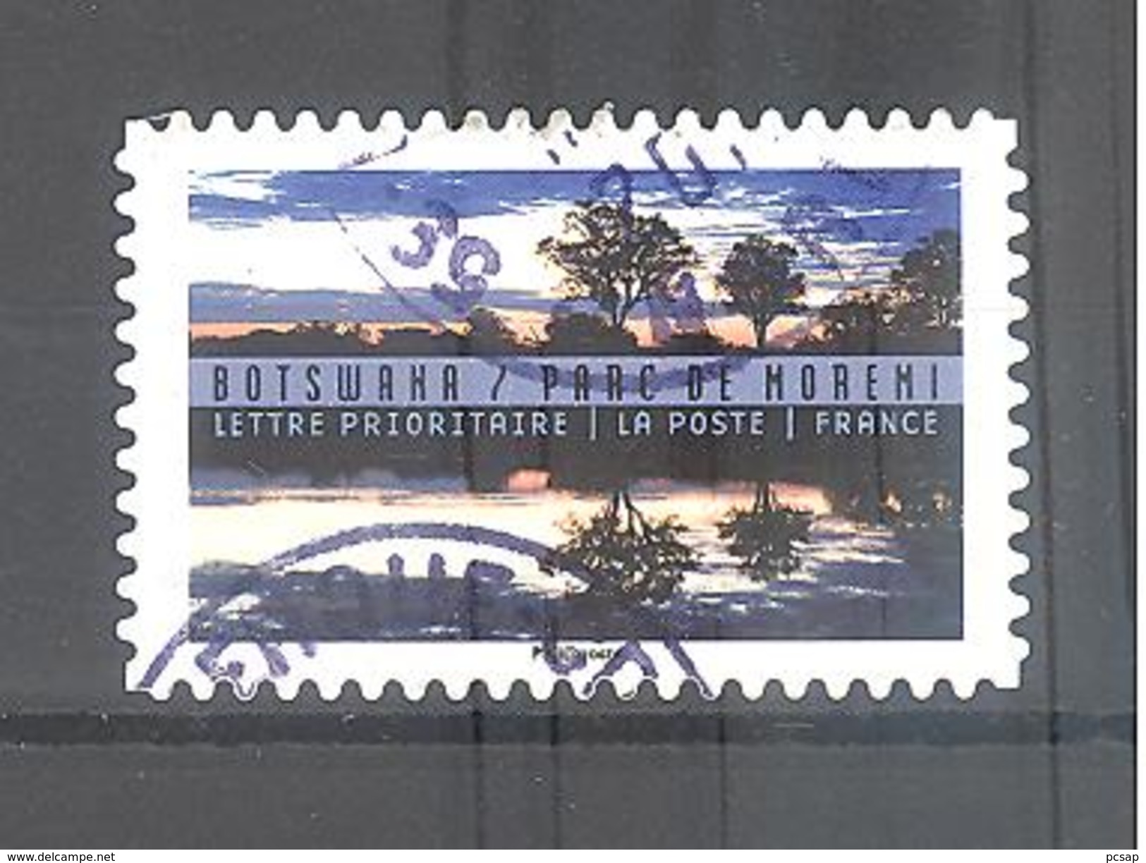 France Autoadhésif Oblitéré (Reflets, Paysages Du Monde : Botswana) (cachet Rond) - Oblitérés