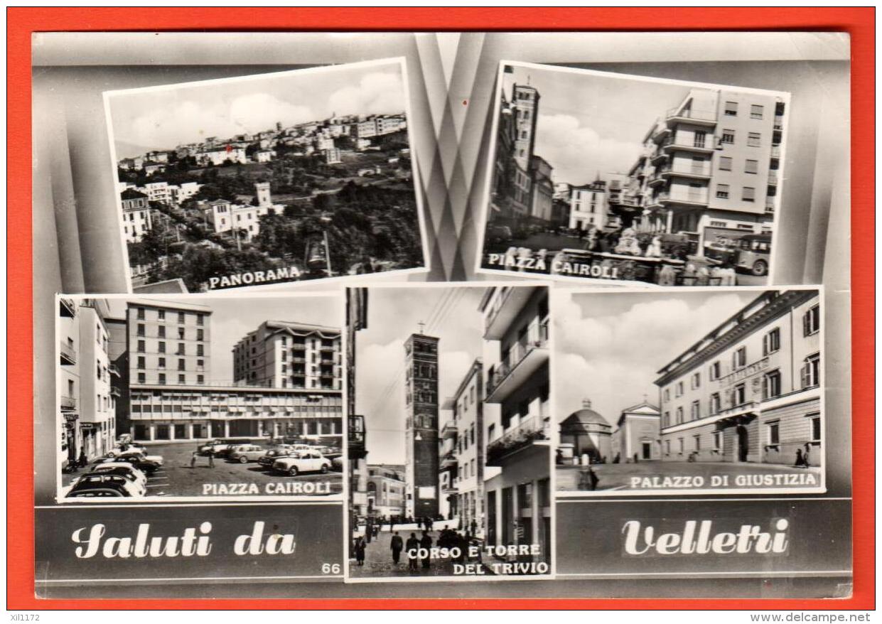 IBH-26  Saluti Da Velletri, Multiviews. Viagiatta In 1966 Verso La Svizzera - Velletri
