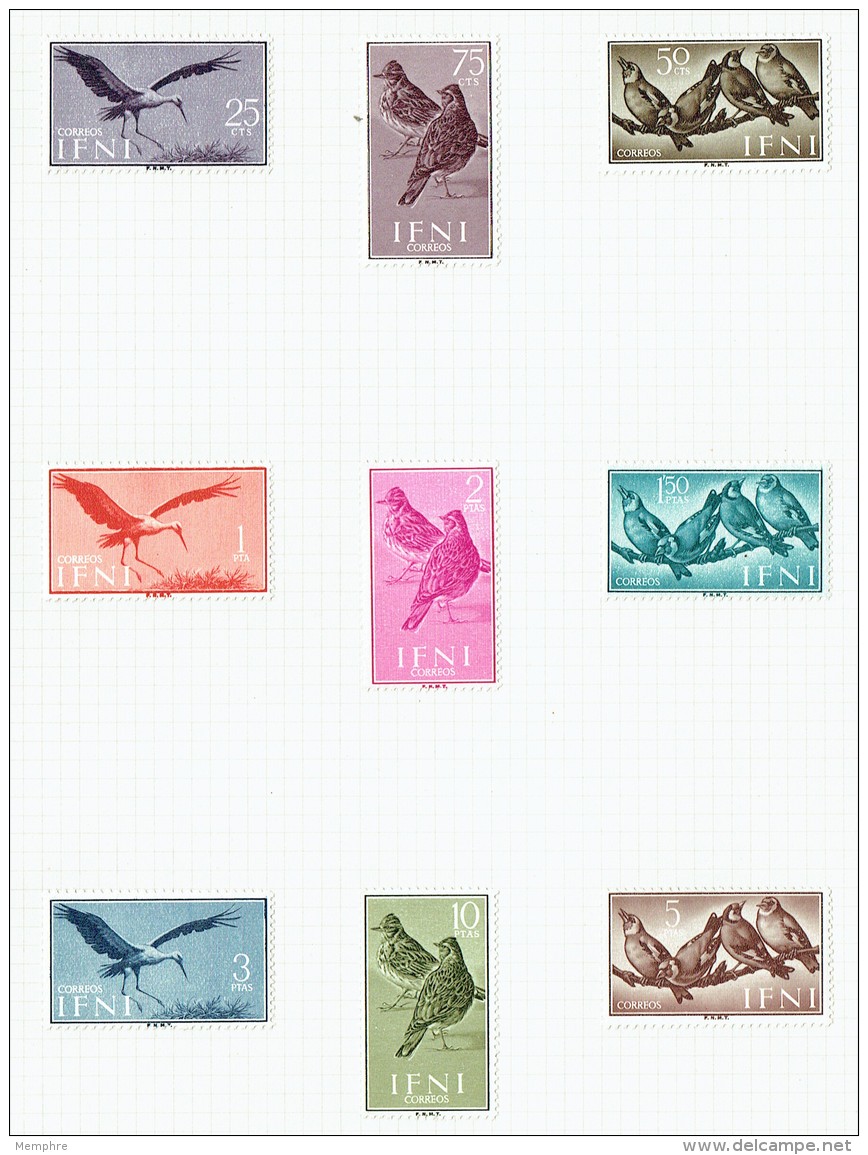1960  Oiseaux  Série Complète * - Ifni