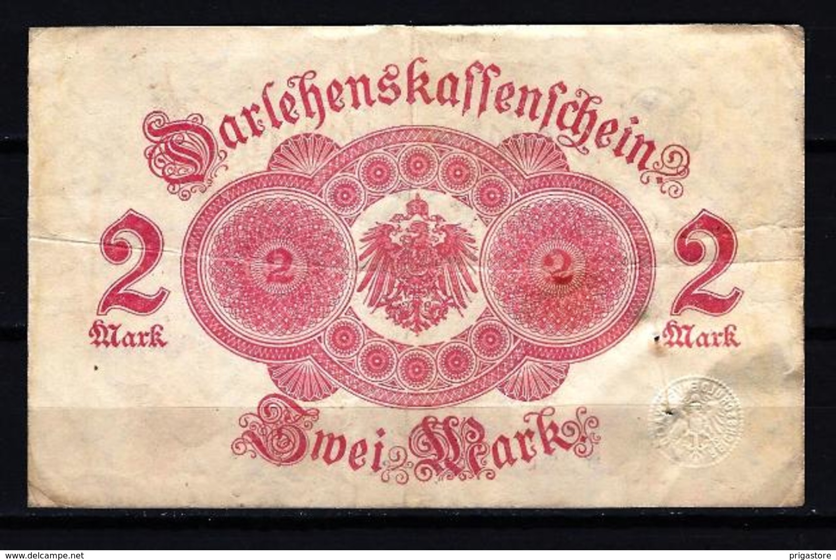 Allemagne - Germany 12-08-1914 Billet 2 Mark Pick 53 Very Fine (2) - Altri & Non Classificati