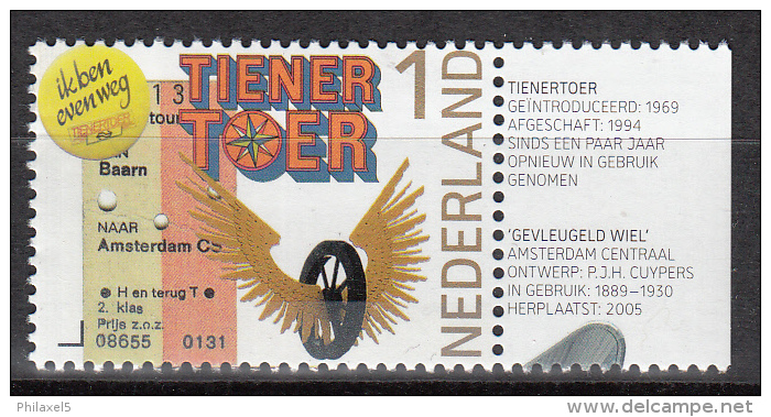 Nederland - 175 Jaar Spoorwegen In Nederland  - Tienertoer  - MNH - NVPH 3224 - Ongebruikt