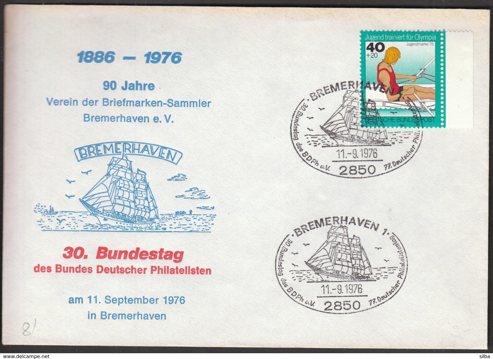 Germany Bremerhaven 1976 / Ships / Stamps / Philately - Barcos