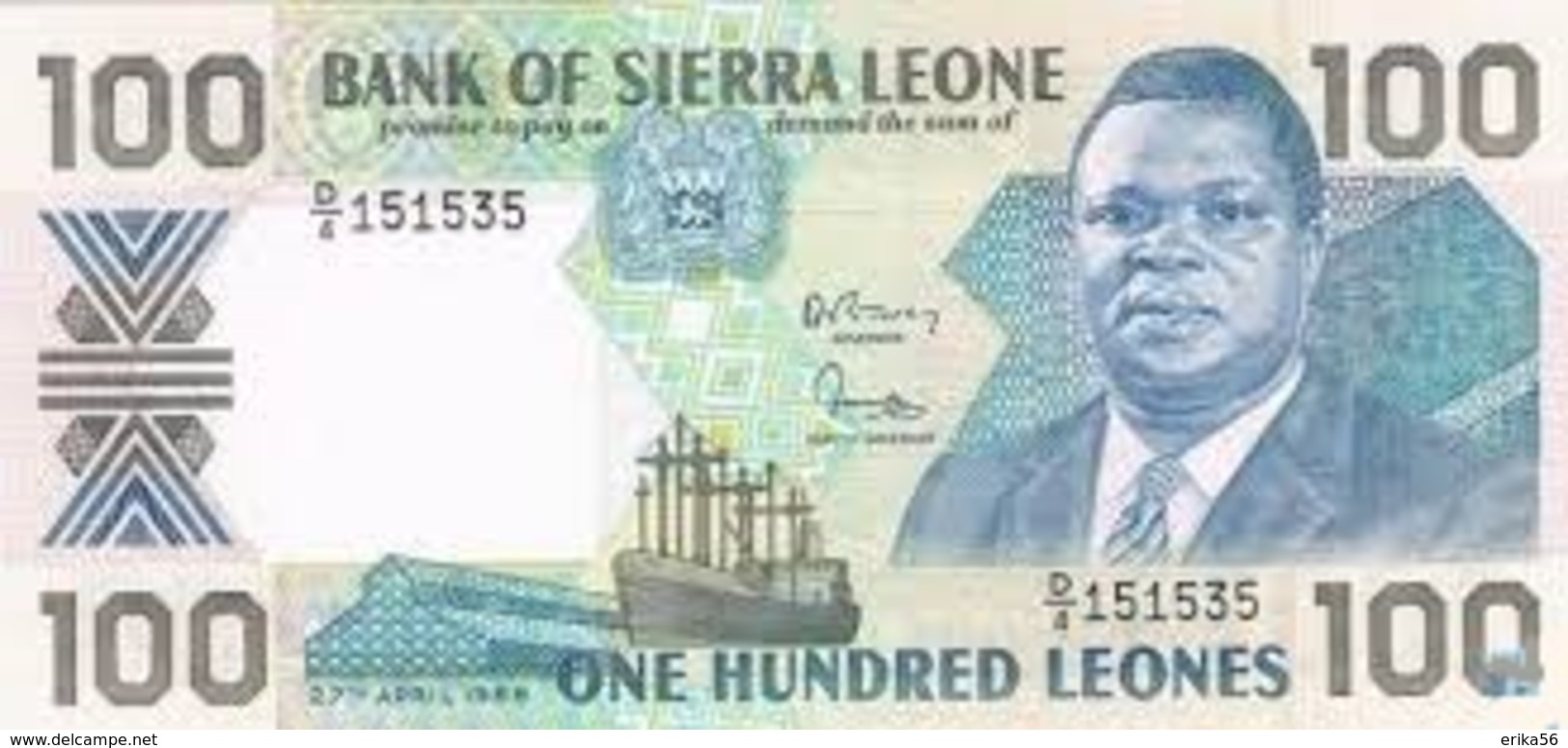 BILLET  SIERRA LEONE 100 LEONES - Sierra Leone