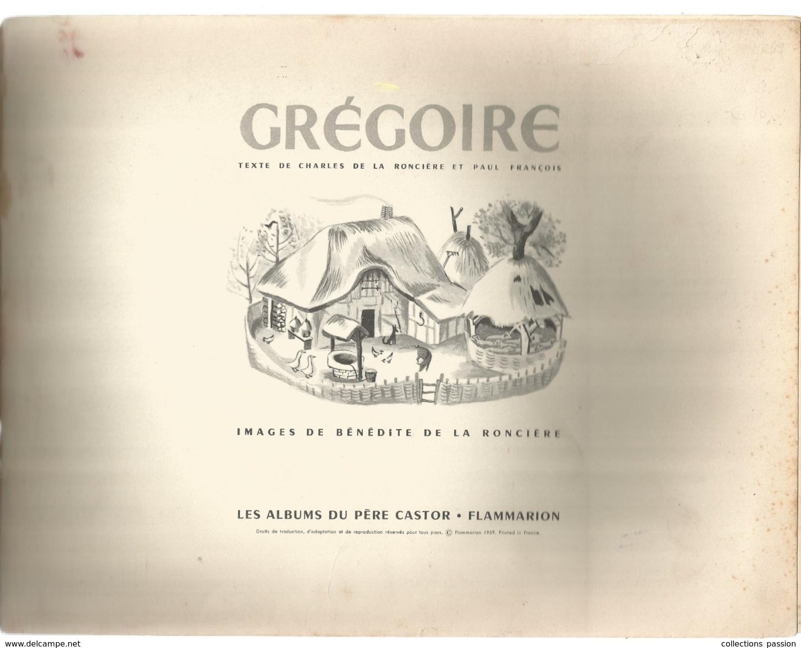 G-I-E , Les Albums Du Père CASTOR ,Flammarion , GREGOIRE , 1959 , 32 Pages, 3 Scans , Frais Fr : 3.95&euro; - Autres & Non Classés