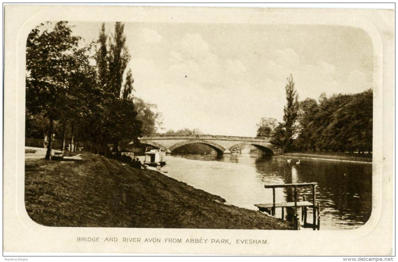 REGNO UNITO  WORCESTERSHIRE  EVESHAM  Bridge And River Avon From Abbéy Park - Other & Unclassified