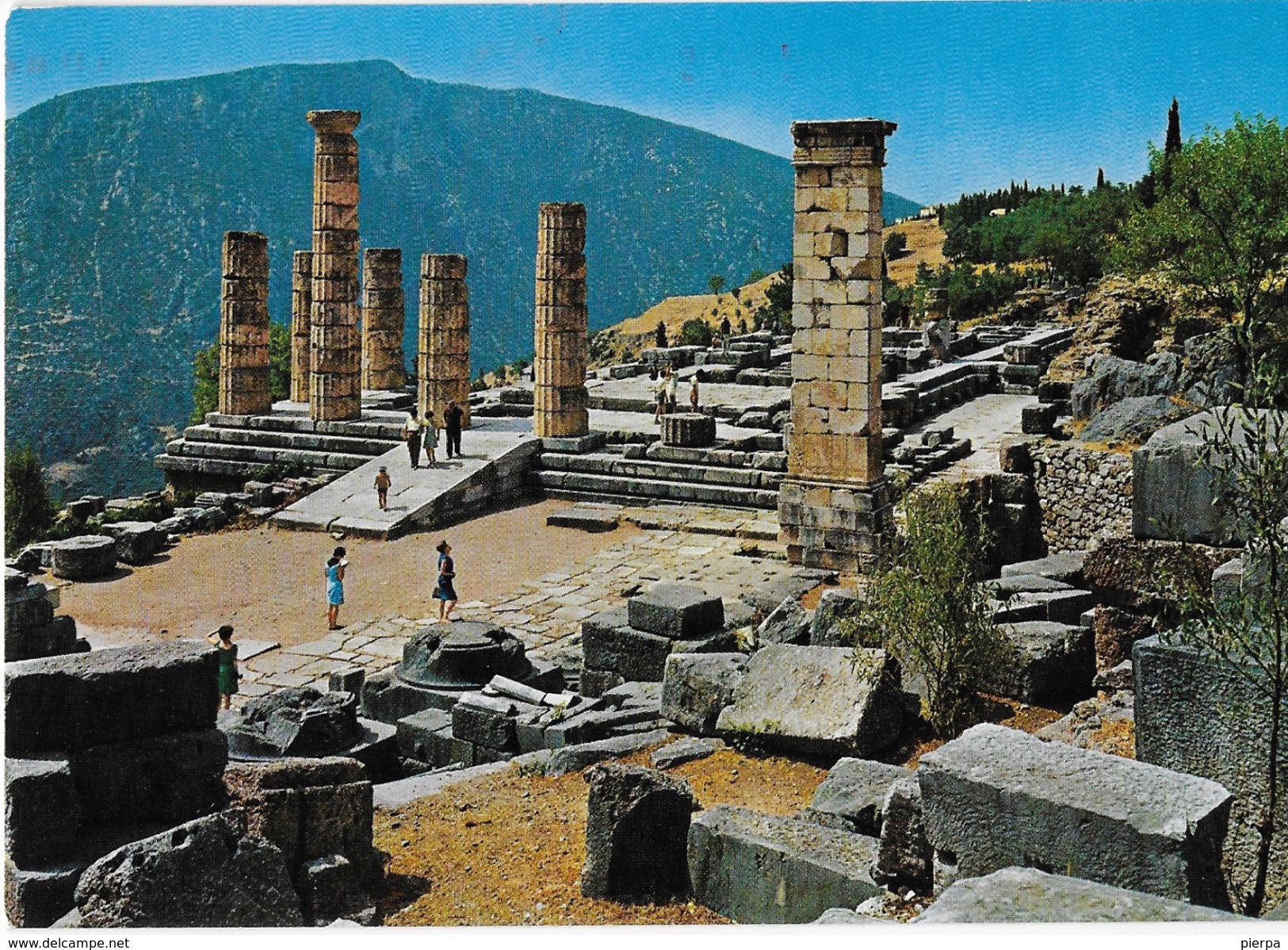 GRECIA - DELPHI - TEMPIO DI APOLLO - NUOVA NV - Grecia