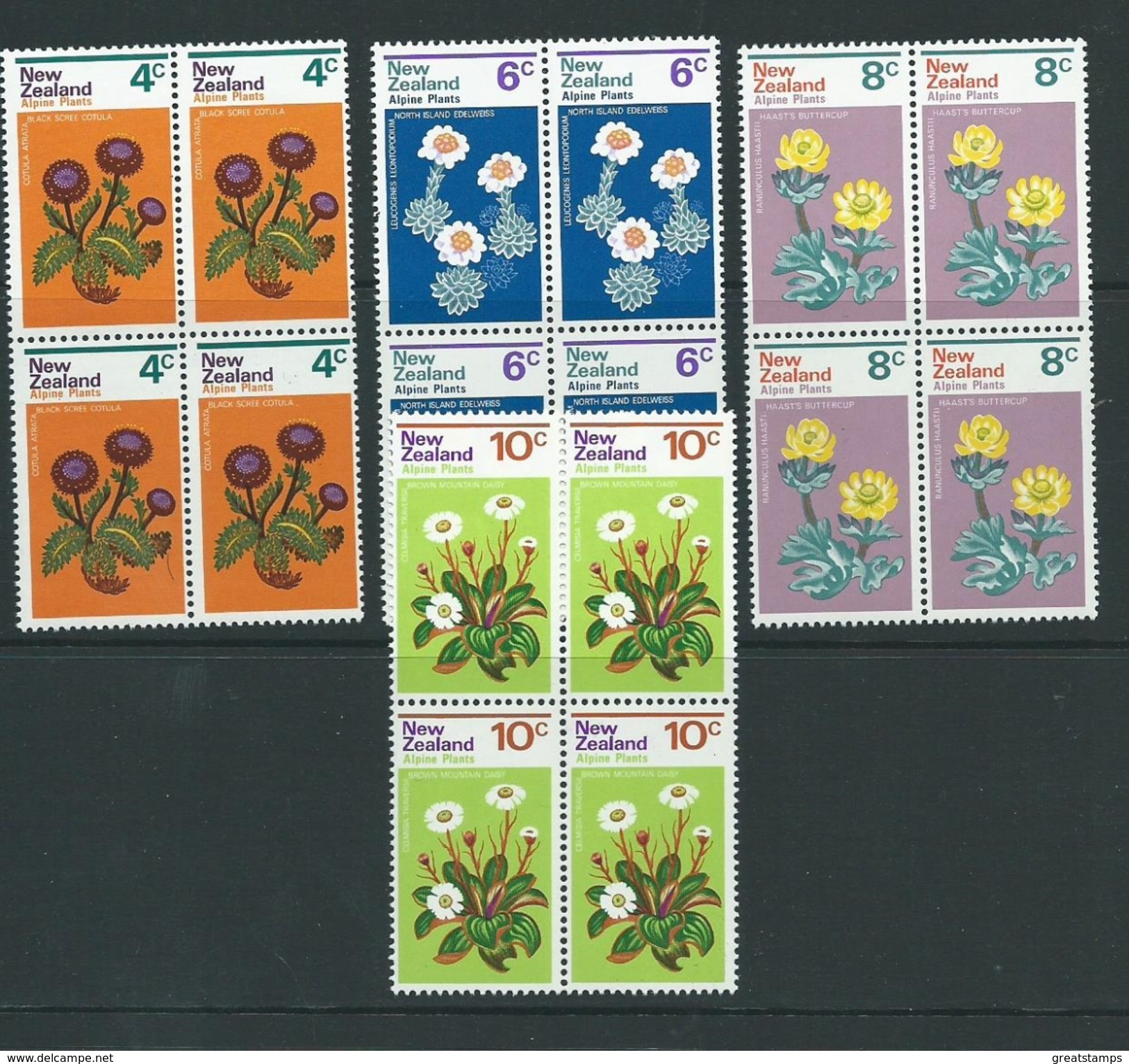 New Zealand Blocks Mnh Anniversaries  Set Sg983 - Blocks & Sheetlets