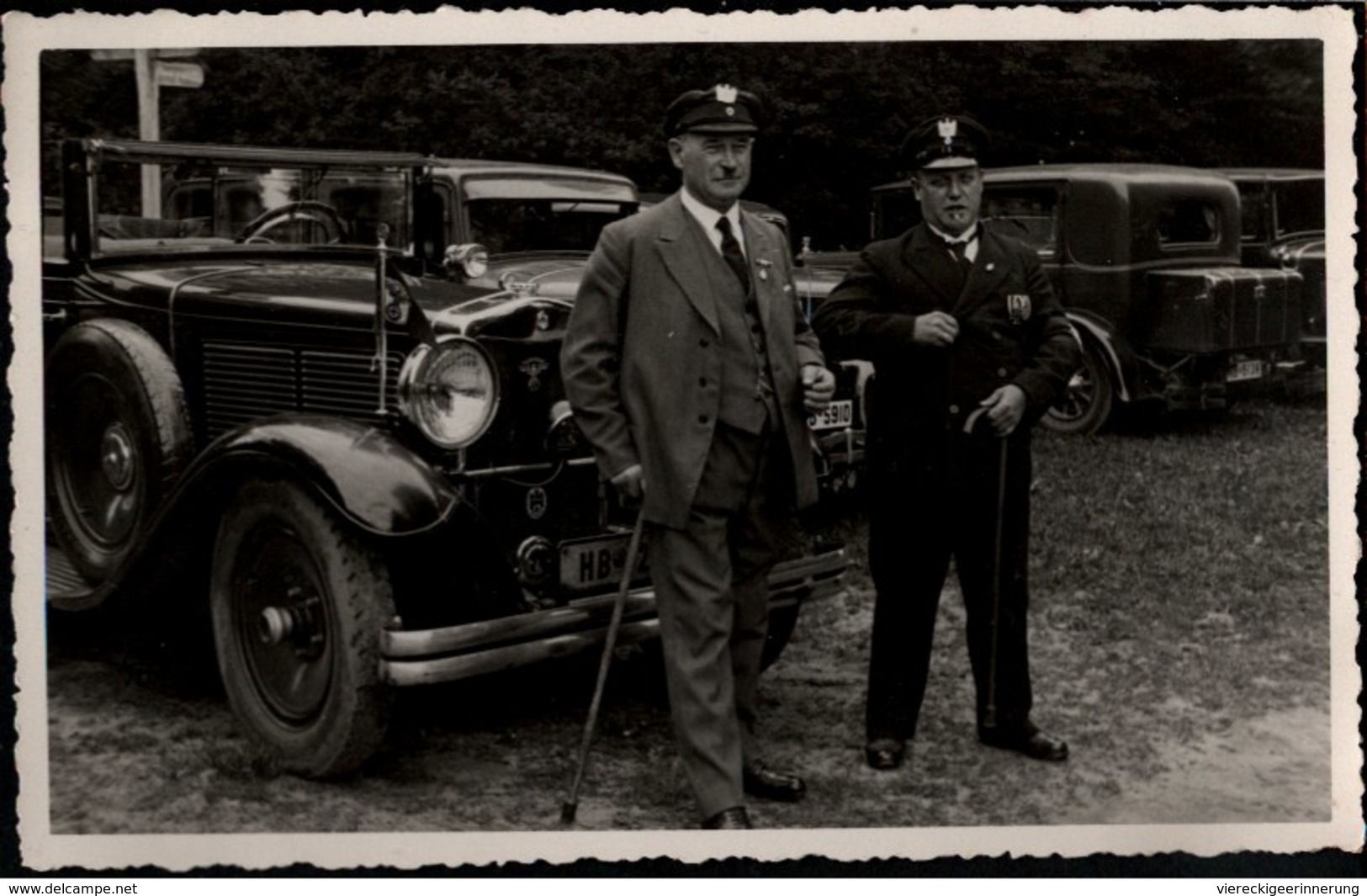 ! 2 Fotokarten Bremen, 1935, Autos, Drittes Reich, Echtfotos, Photo, 3. Reich, NSDAP Chauffeure, Cars, Voitures - Turismo