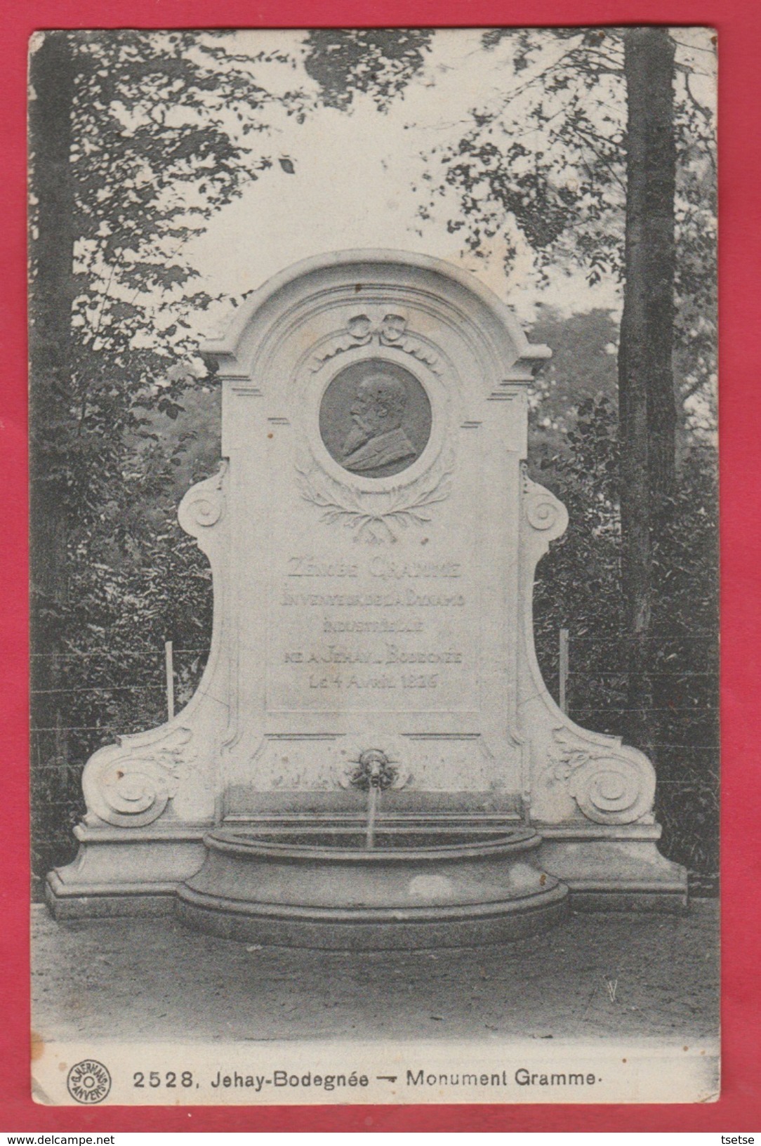 Jehay-Bodegnée - Monument Gramme - 1911 ( Voir Verso ) - Amay