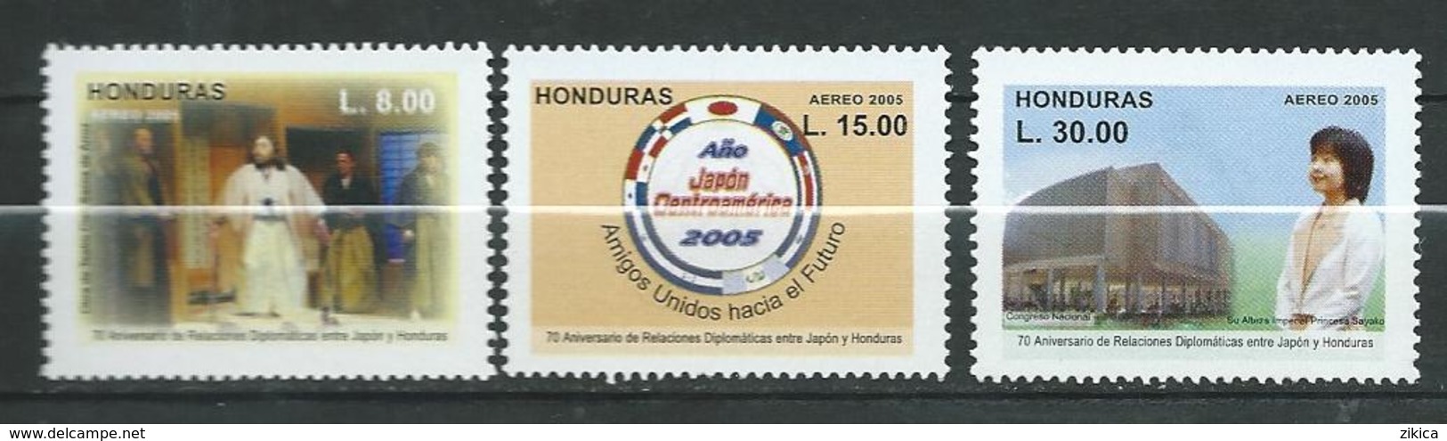 Honduras 2005 Airmail.Japanese-Central American Year, & 70 Years Of Diplomatic Relations Between Japan And Honduras.MNH - Honduras