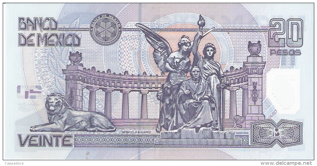 MEXIQUE   20 Pesos   17/5/2001   P. 116b   UNC - Mexique