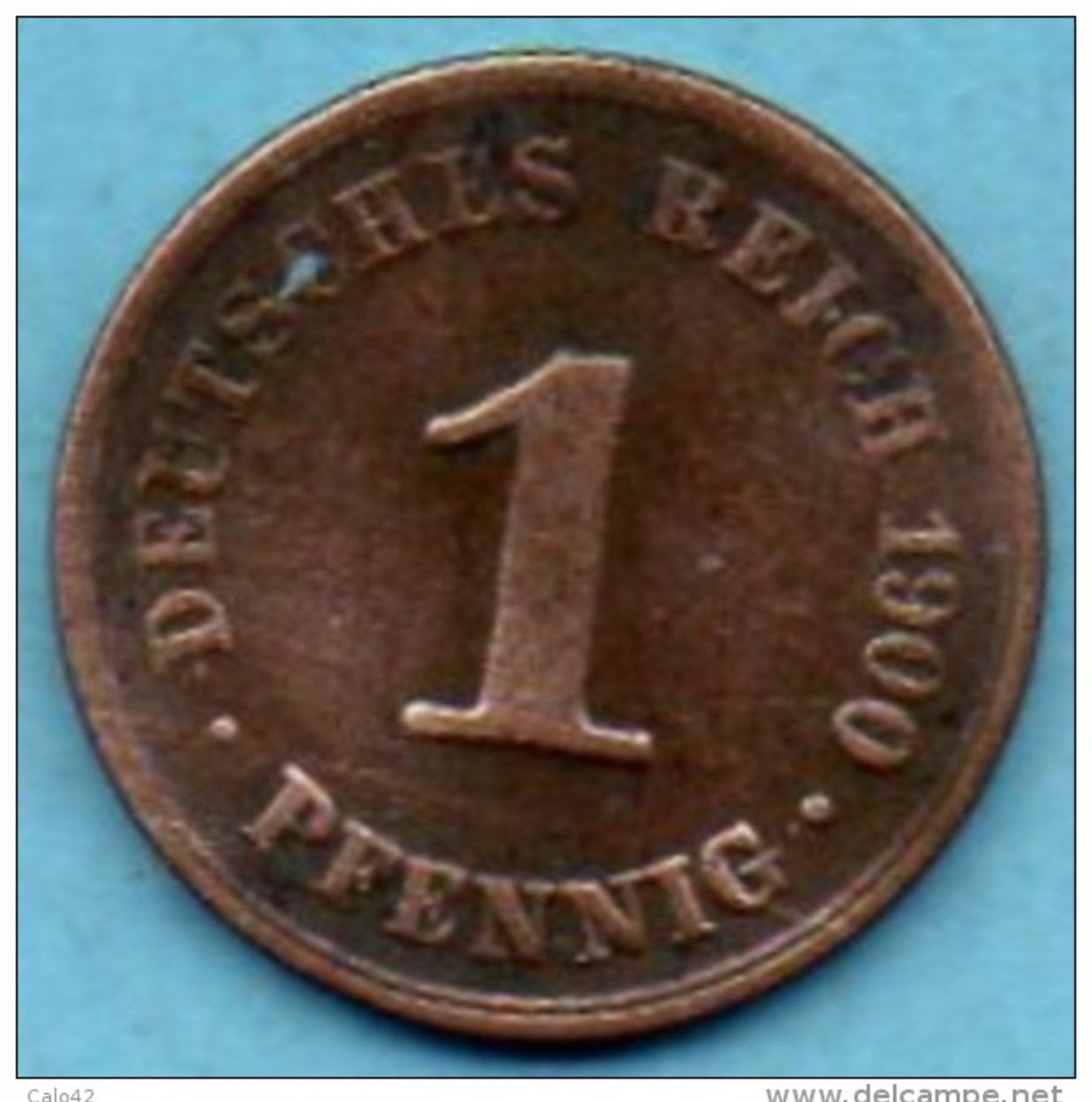 A/ EMPIRE ALLEMAND /  GERMANY EMPIRE 1 Pfennig 1900 A - 1 Pfennig