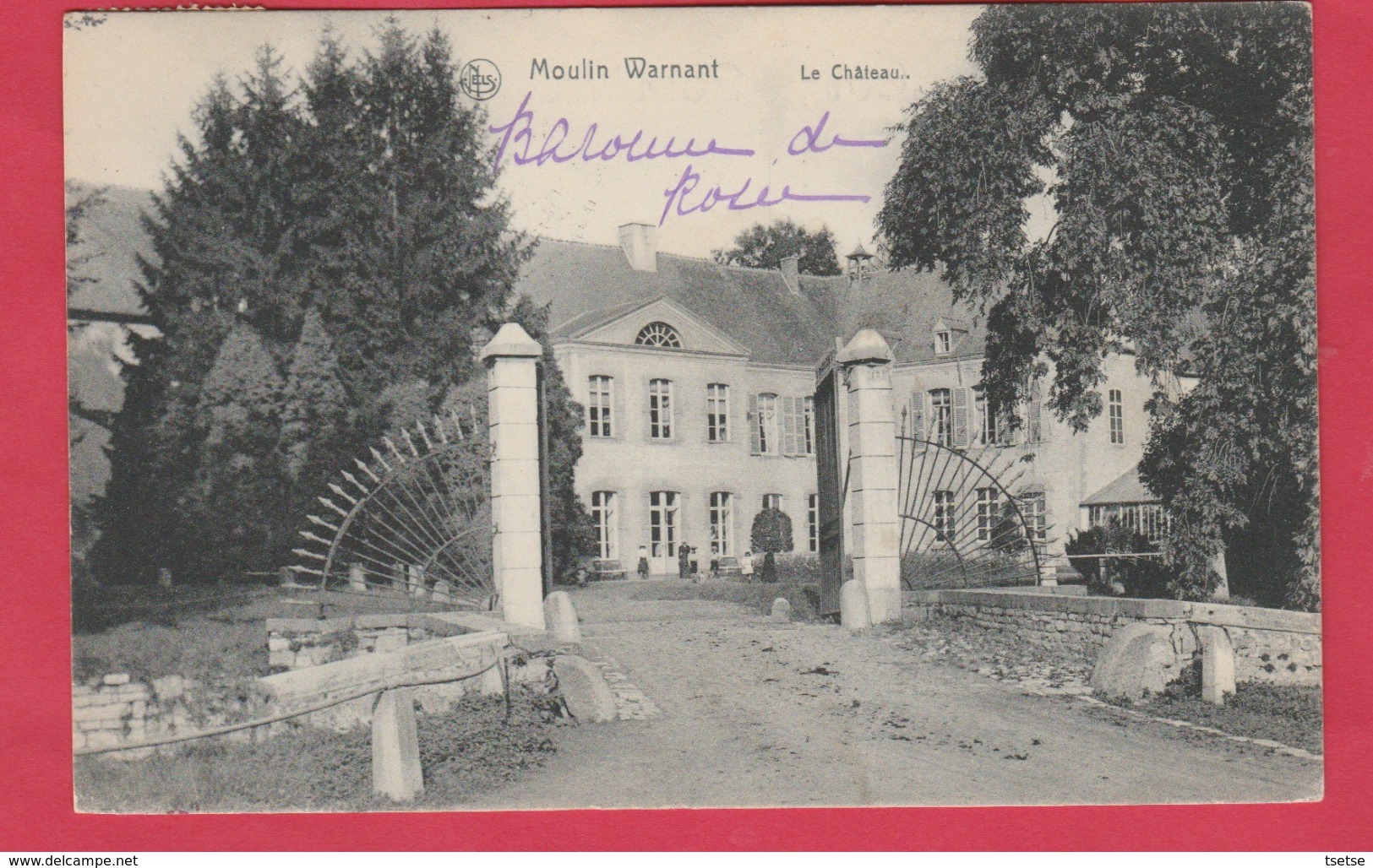 Moulin Warnant - Le Château - 1912  ( Voir Verso ) - Anhée