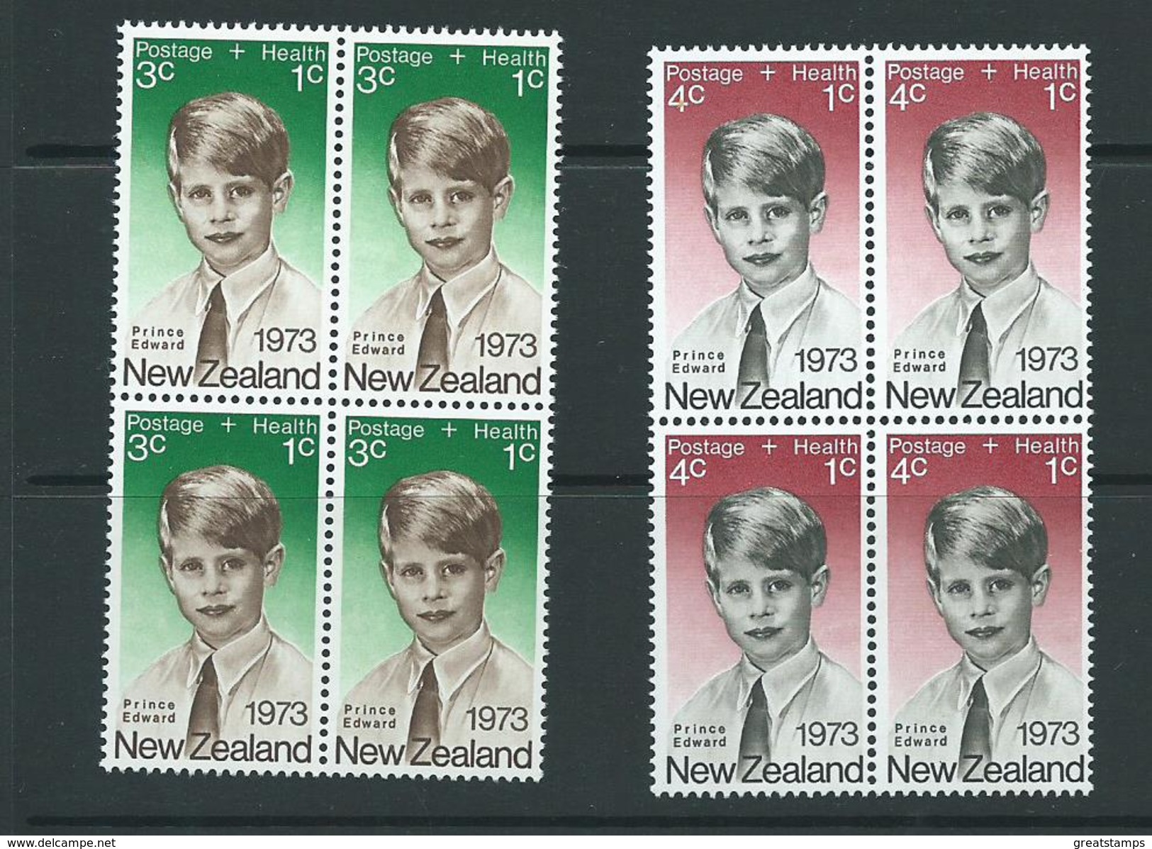 New Zealand Mnh Sg1031  Blks 4 Health Royalty - Blocks & Sheetlets