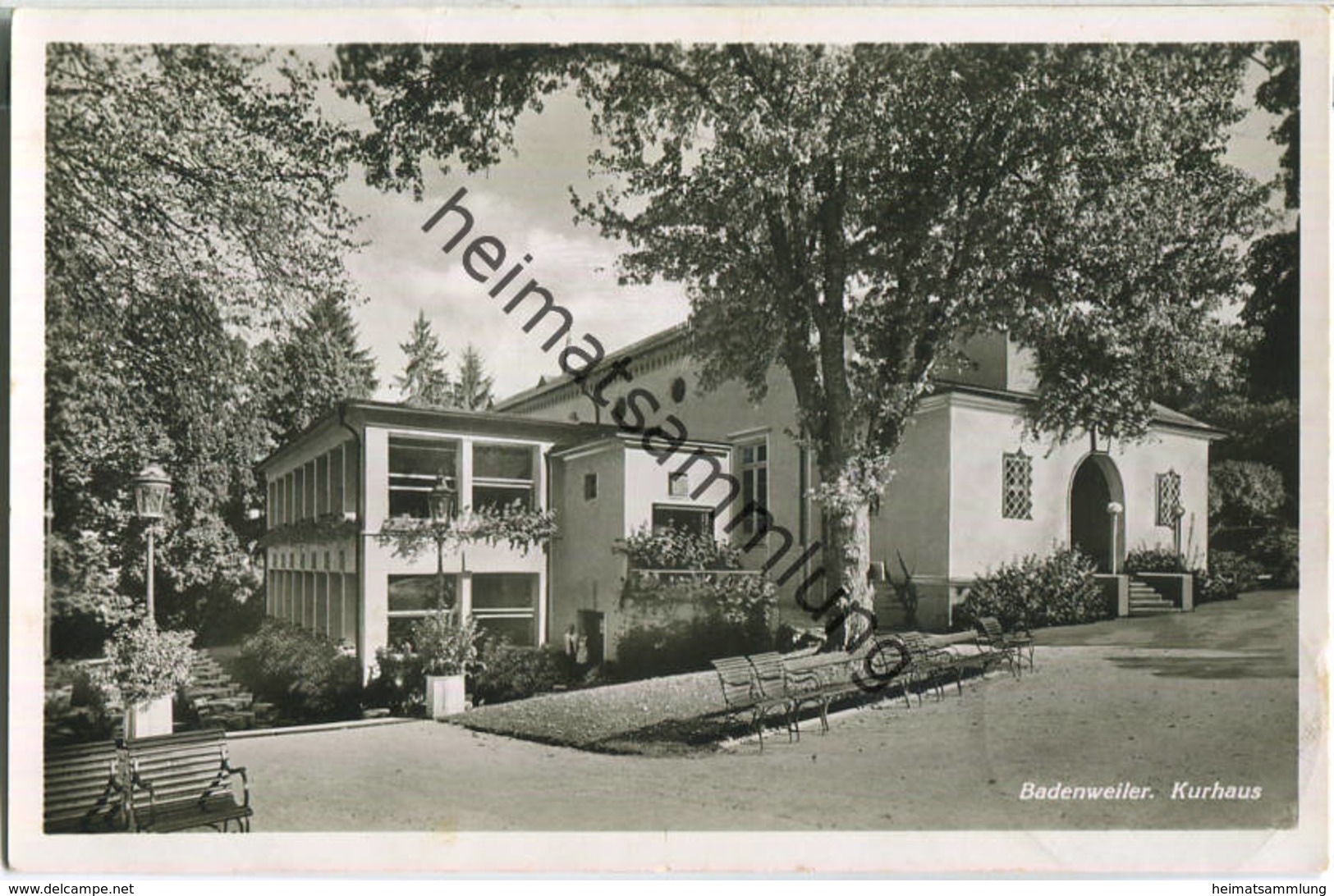 Badenweiler - Kurhaus - Foto-Ansichtskarte - Badenweiler