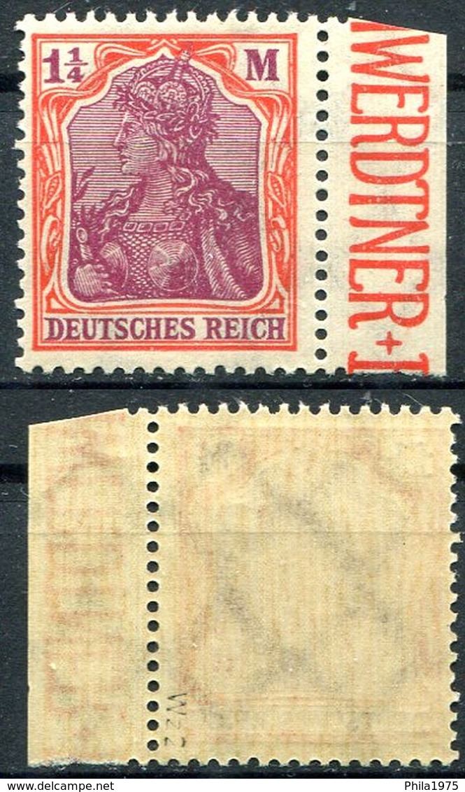 Deutsches Reich Michel-Nr. 198 Bogenrand Postfrisch - Geprüft - Ungebraucht