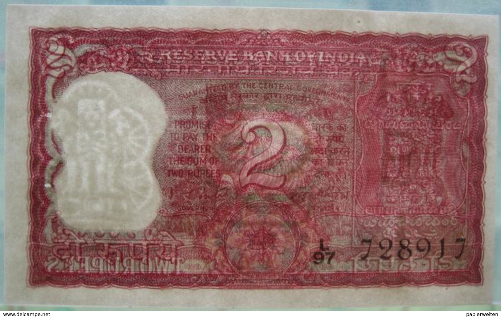 2 Rupees ND (WPM 53e) - Indien