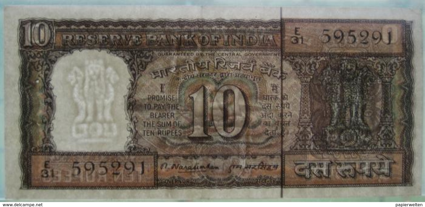 10 Rupees ND (WPM 60e) - Indien