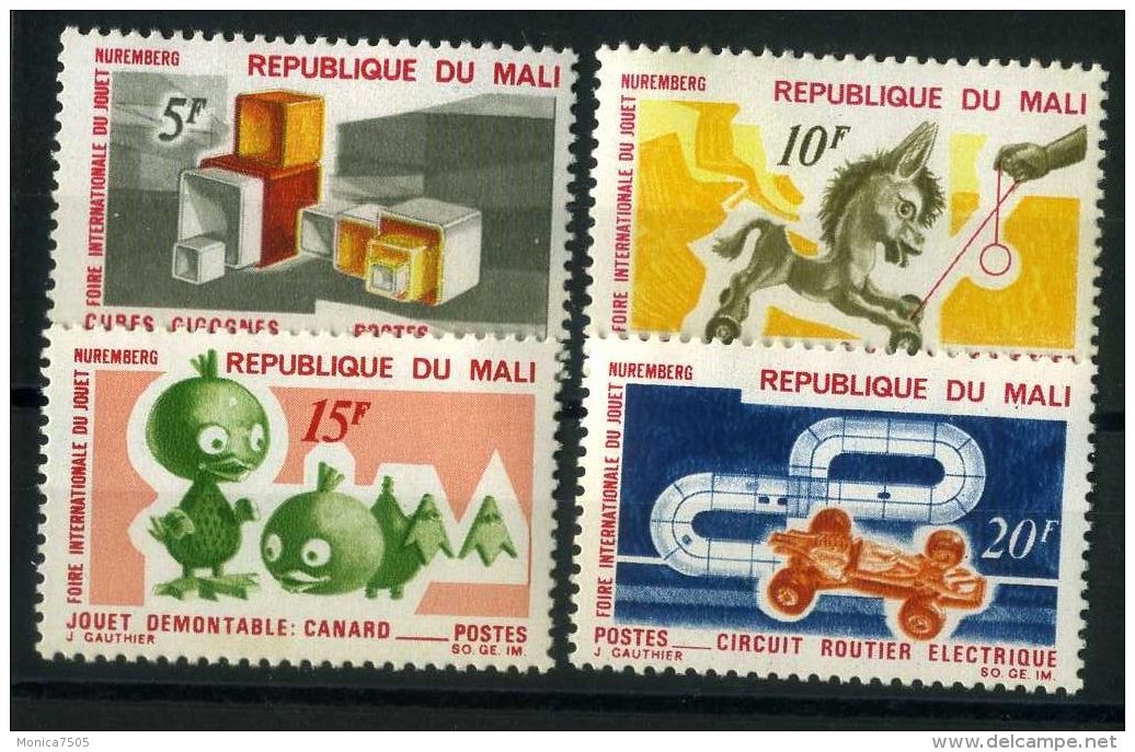 MALI ( POSTE ) : Y&amp;T  N°  120/123  TIMBRES  NEUFS  SANS  TRACE  DE  CHARNIERE , A  SAISIR . - Mali (1959-...)