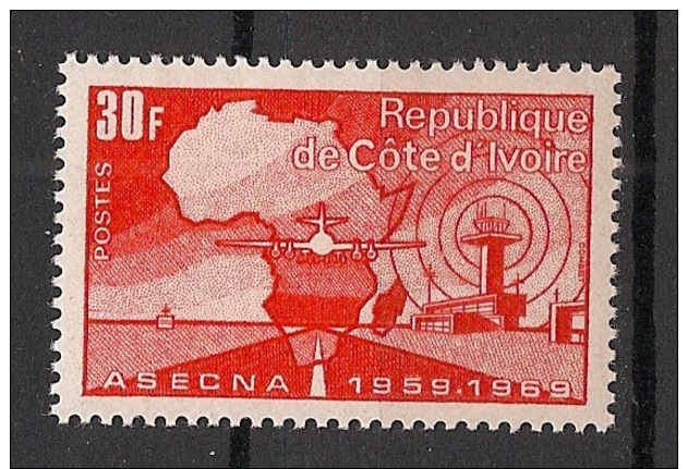Cote D'Ivoire - 1970 - N°Yv. 294 - ASECNA - Neuf Luxe ** / MNH / Postfrisch - Ivory Coast (1960-...)