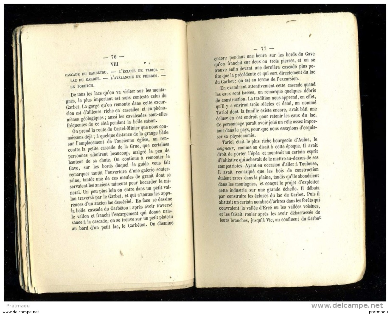 Pyrénées Ariège.Rare (RR Dentaletche). Aulus Les Bains Et Ses Environs Par Adolphe D´ASSIER. Deuxième édition 1873. - Midi-Pyrénées