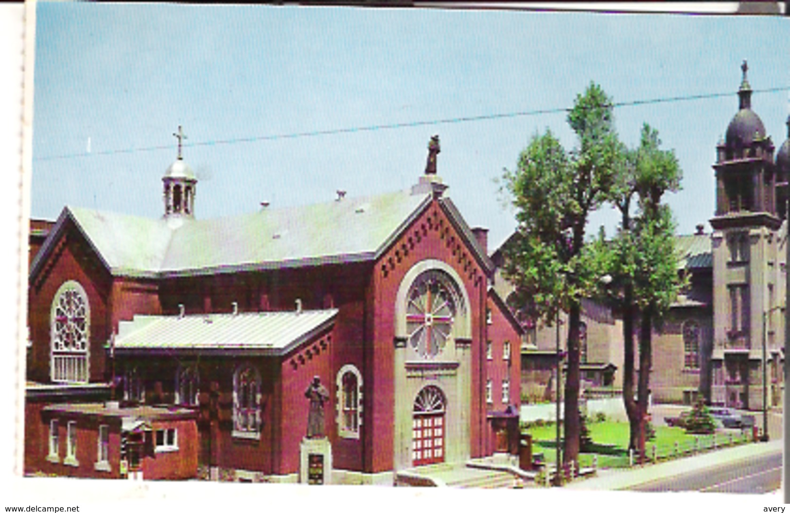 Peres Franciscains A Trois-Rivieres, Quebec Eglise Notre-Dame Des _________ Colle En Dos Glue On Back - Trois-Rivières