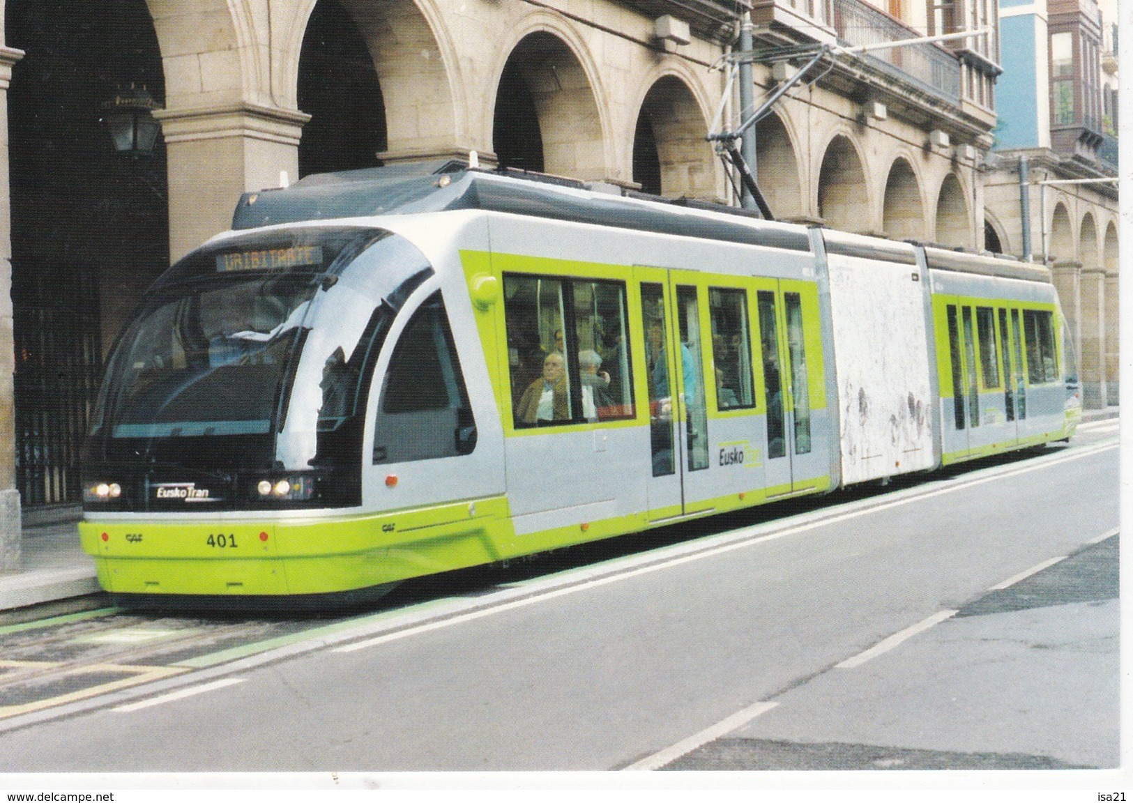 CPM TRANVIAS De BILBAO N° 932 EUROFER-AMICS DEL FERROCARRIL  Scans Recto Verso - Strassenbahnen