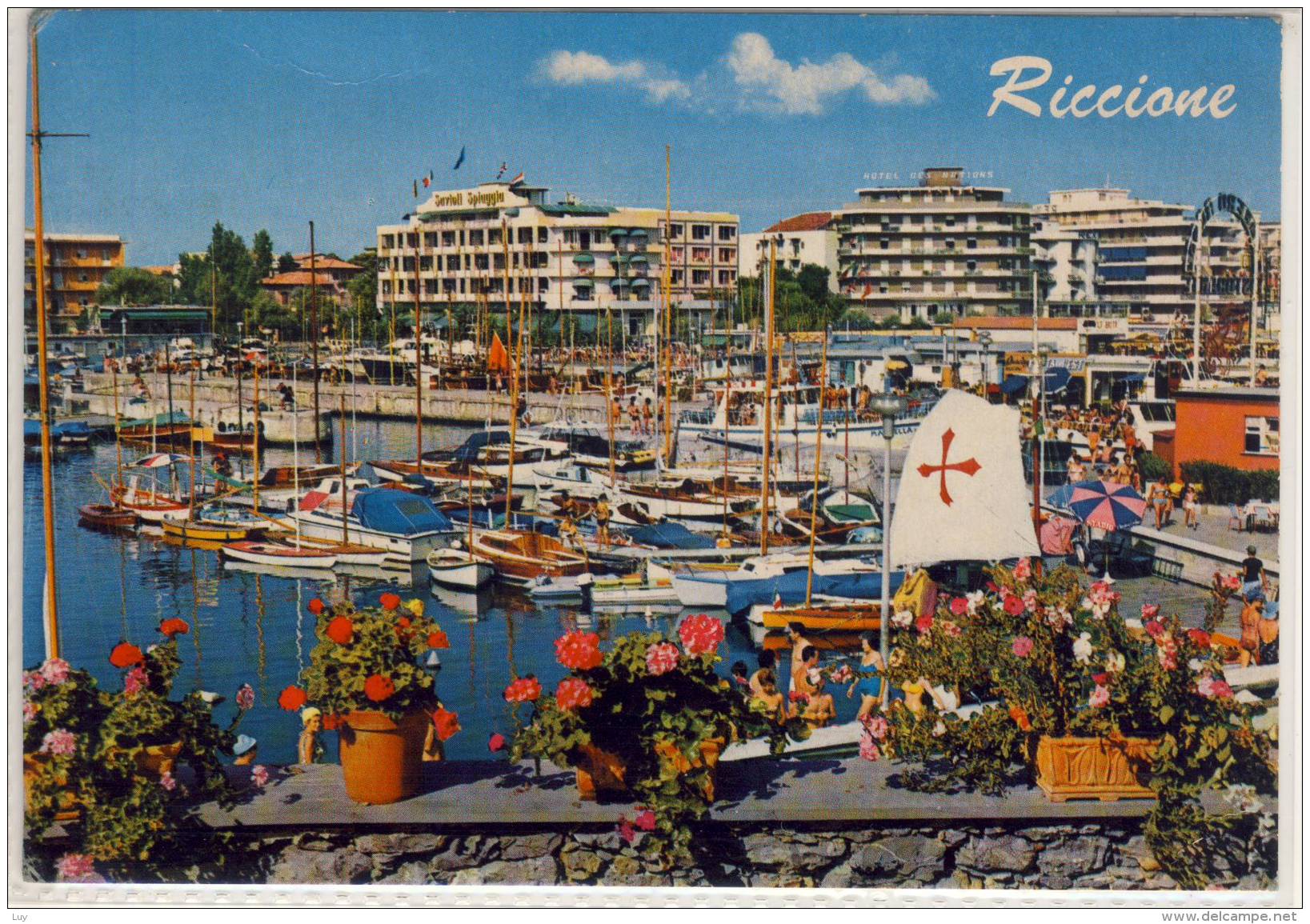 RICCIONE - Darsena; Darse, Dock,    1974 - Rimini