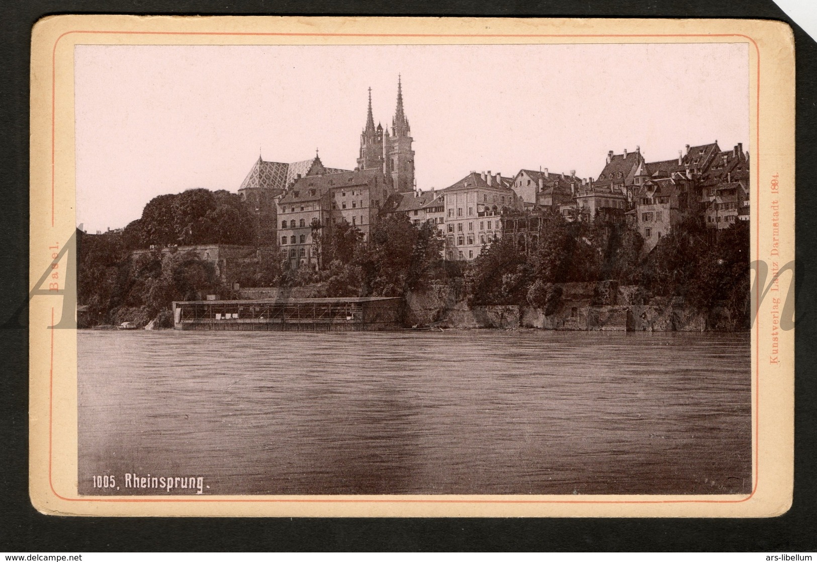 Cabinet Card / Photo De Cabinet / Kabinet Foto / W / Basel / Switzerland / Suisse / Rheinsprung / Lautz Darmstadt / 1894 - Anciennes (Av. 1900)