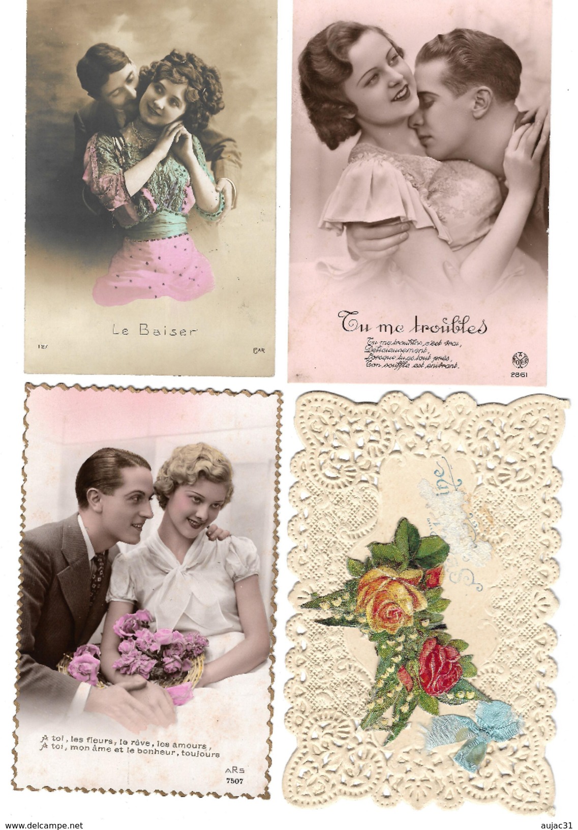 Fantaisies Divers - Lot De 100 Cartes - 1er Avril - Noël - Enfants - Femmes - Fleurs - Couples - Pâques - 1 Série - Etc - 100 - 499 Cartes