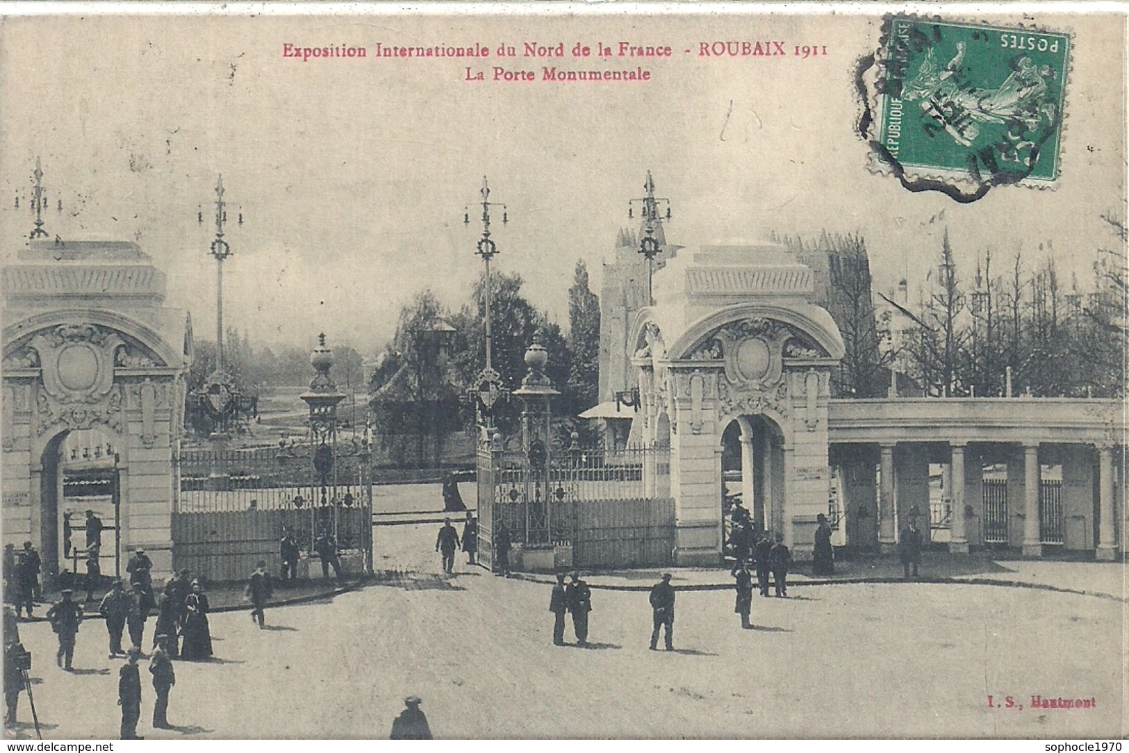 NORD - 59  - ROUBAIX - Exposition Internationale Du Nord 1911 -  Porte Monumentale - Roubaix