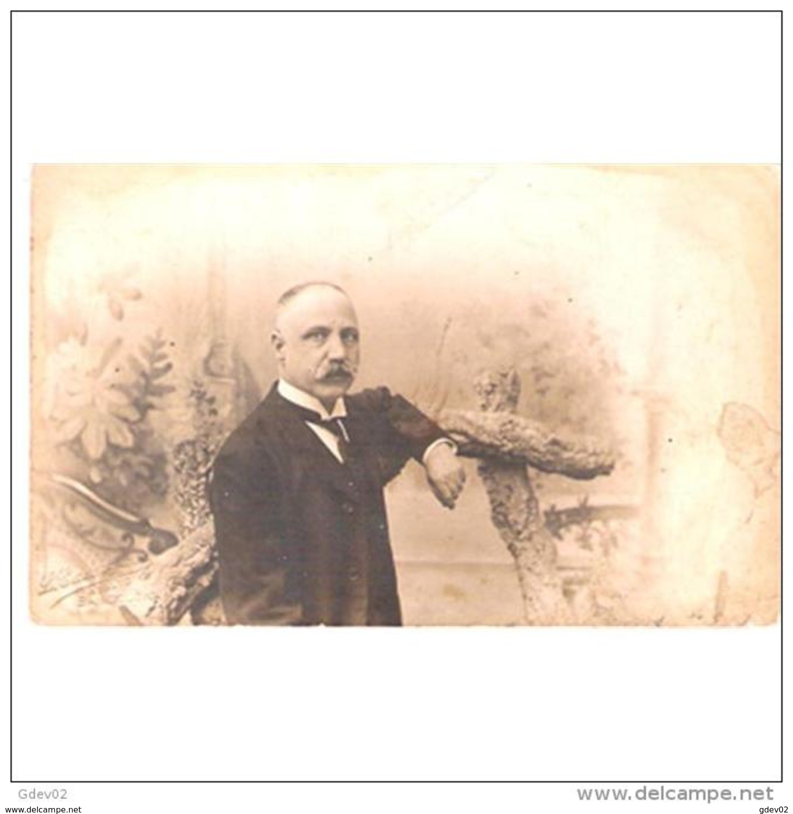 PERTP1749-LFTM6451TMOD. Tarjeta Postal PERSONAJES.Retrato De Hombre De Principios De Siglo XX.Circulada 1906,CCLD - Moda