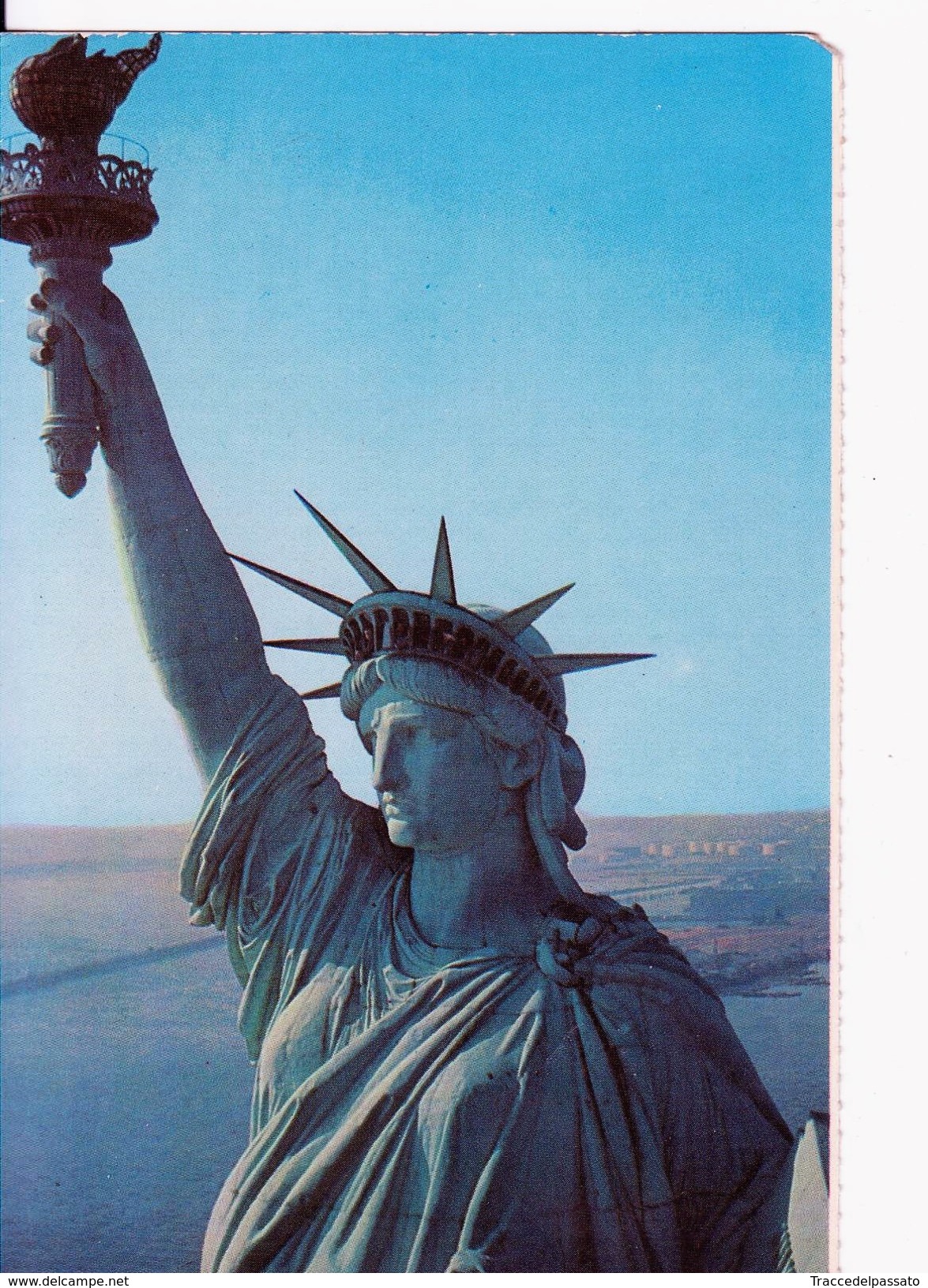 CARTOLINA POSTCARD ANNI '70 - STATUA DELLA LIBERTA' - FORMATO PICCOLO - Statue Of Liberty