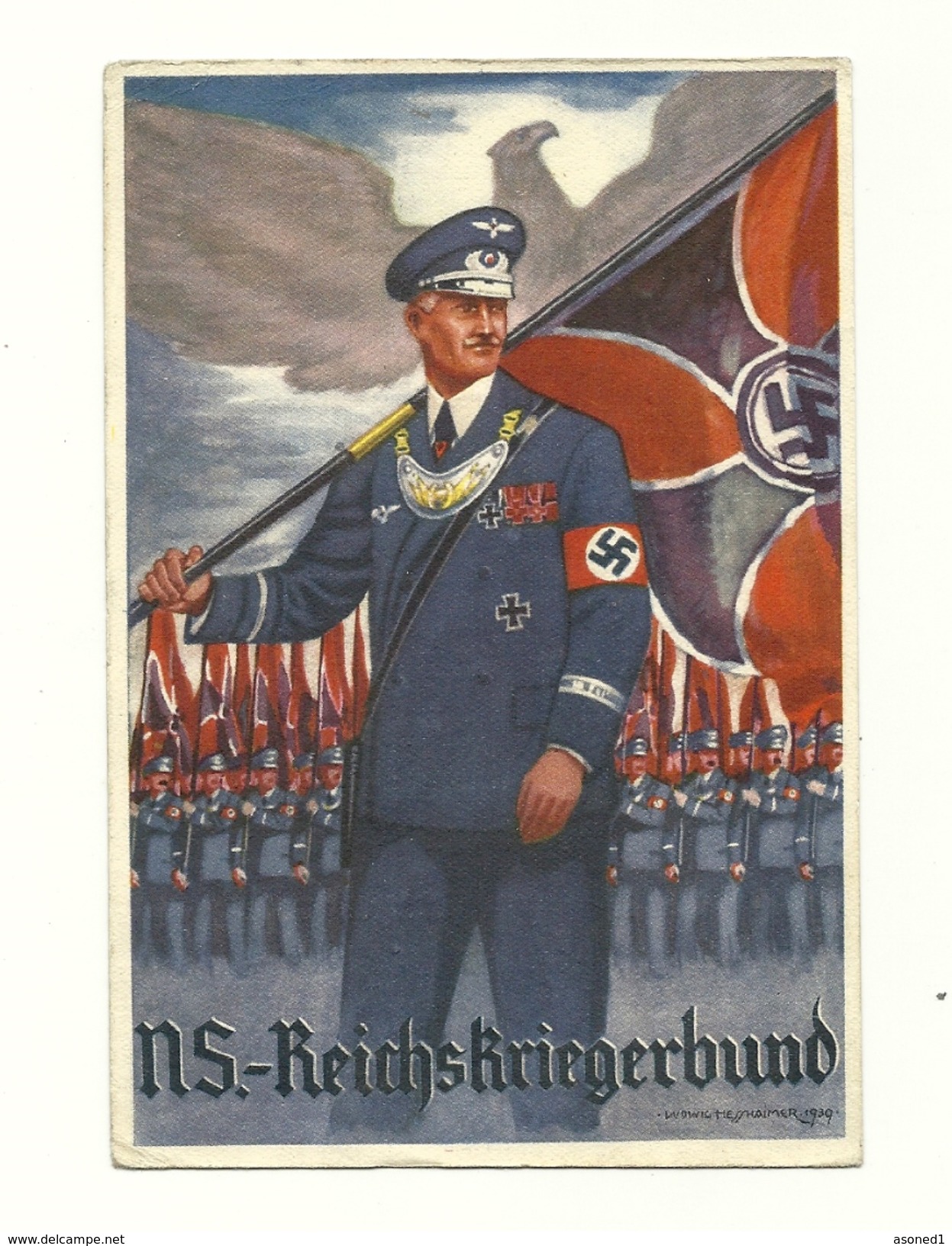 AK Reichskriegerbund - Signiert Hessheimer - Guerre 1939-45