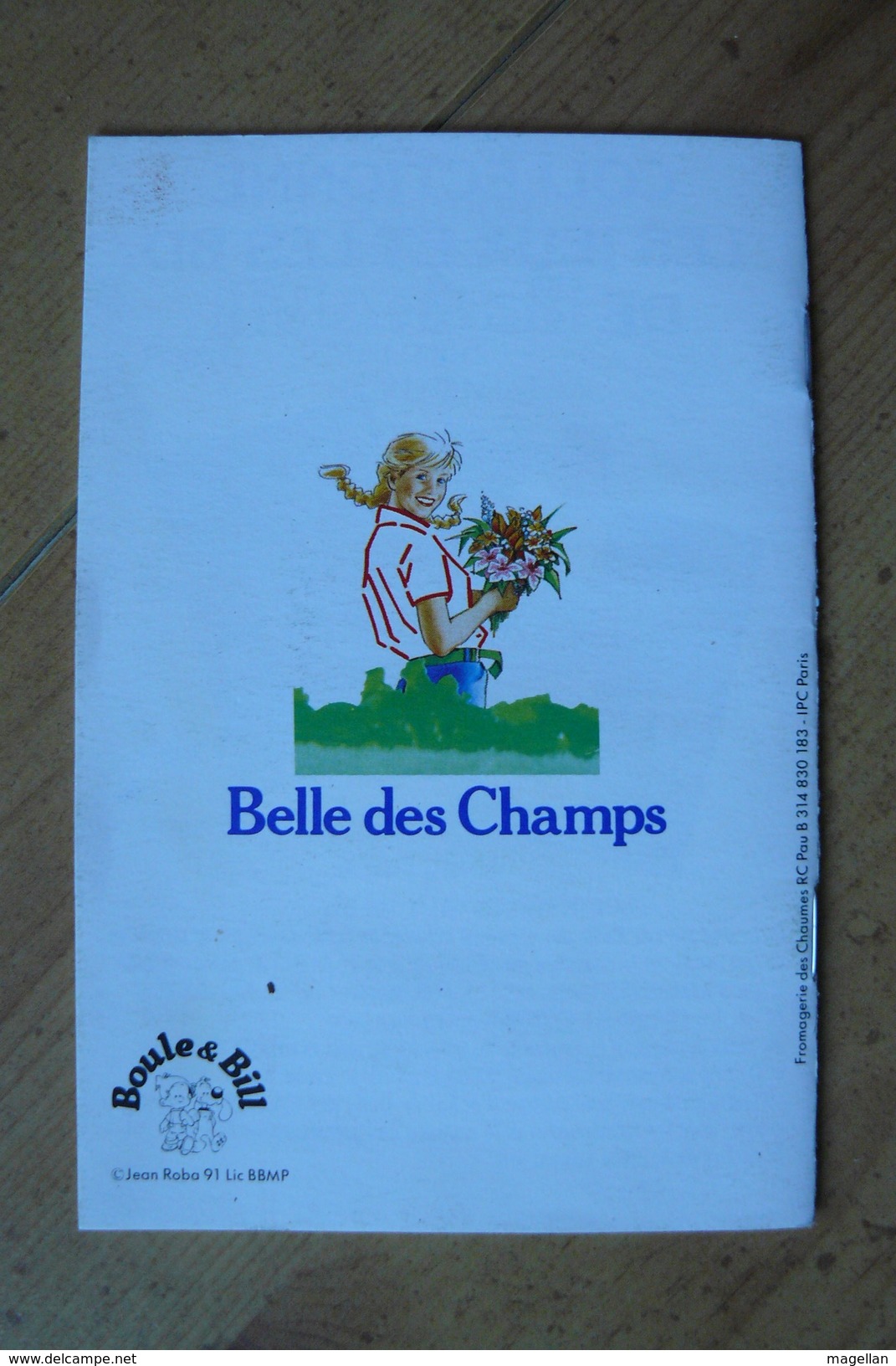 Boule & Bill - N°3 - A La Campagne - Publicité Belle Des Champs 1991 - Boule Et Bill