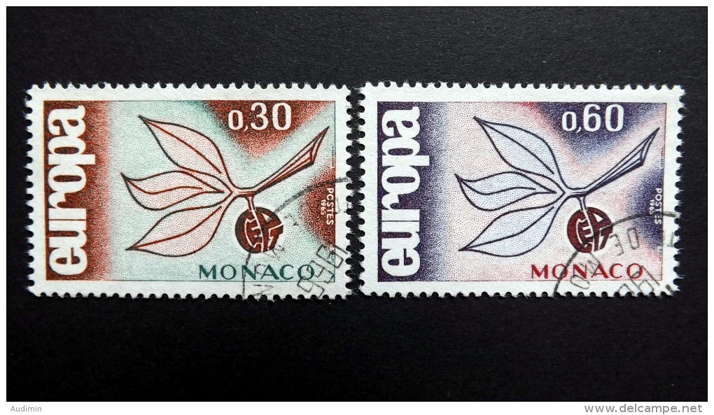 Monaco 810/1 Oo/used, EUROPA/CEPT 1965 - Usados