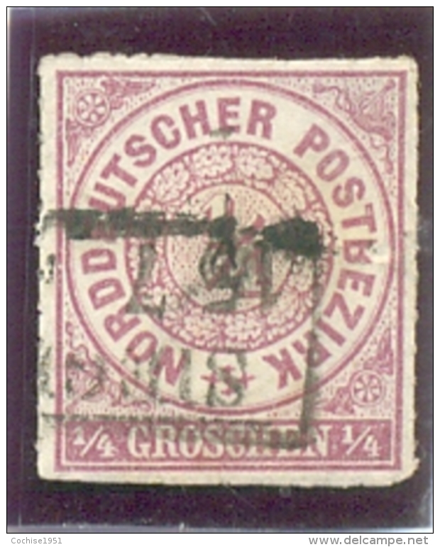 1868 CONF. ALL. Du NORD Y &amp; T N° 1 ( 0 ) 1/4 Lilas - Usati