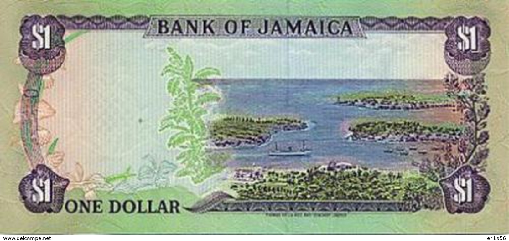 Billet JAMAIQUE  1 DOLLAR - Jamaique