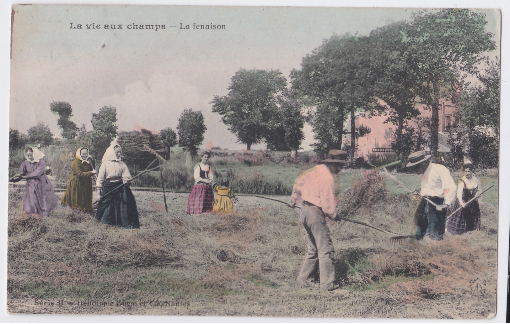 La Vie Aux Champs Cpa En Couleur La Fenaison  Superbe - Landbouwers