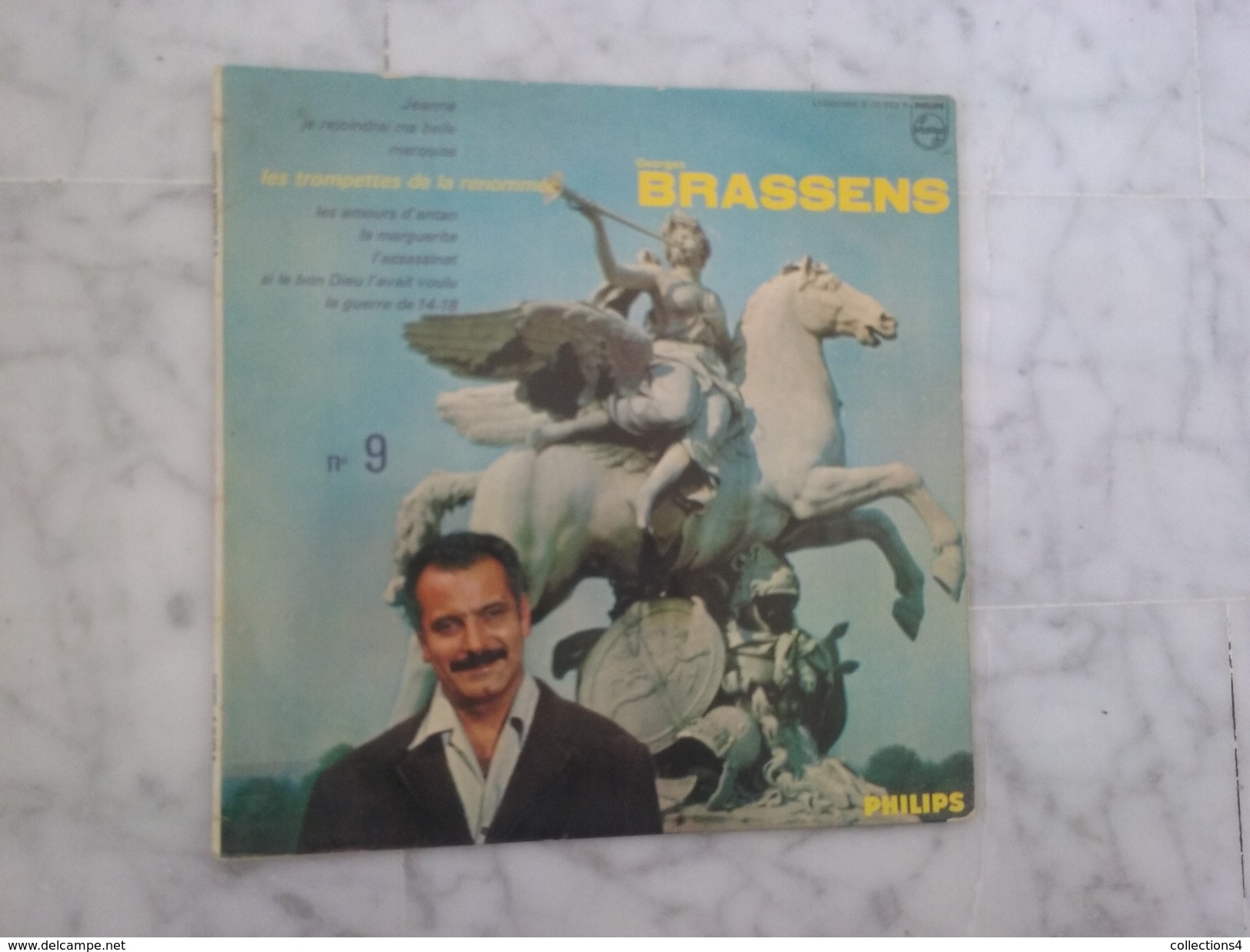 GEORGES BRASSENS LES TROMPETTES DE LA RENOMMEE 25 CM DE 1962 - Autres - Musique Française