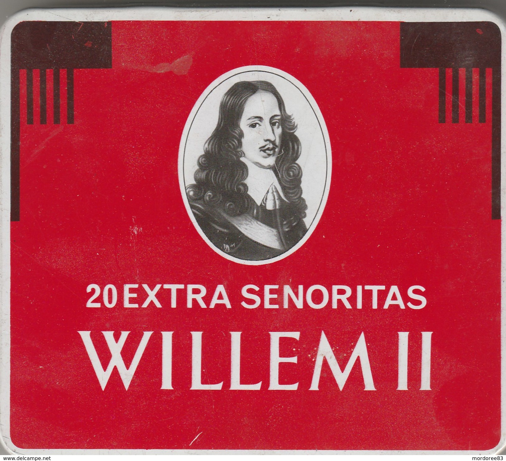 BOITE EN FER 20 EXTRA SENORITAS WILLEM II - Sigarenkokers