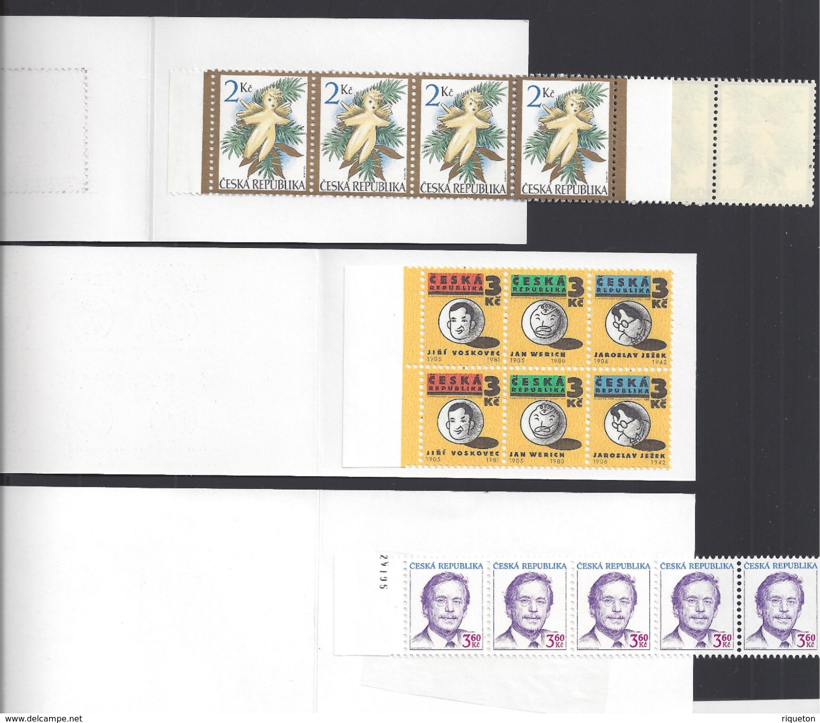 TCHEQUIE - 1994-95 - C. 55 - C. 68 - C. 69 - Trois Carnets - Neufs - XX - MNH - TB - - Neufs