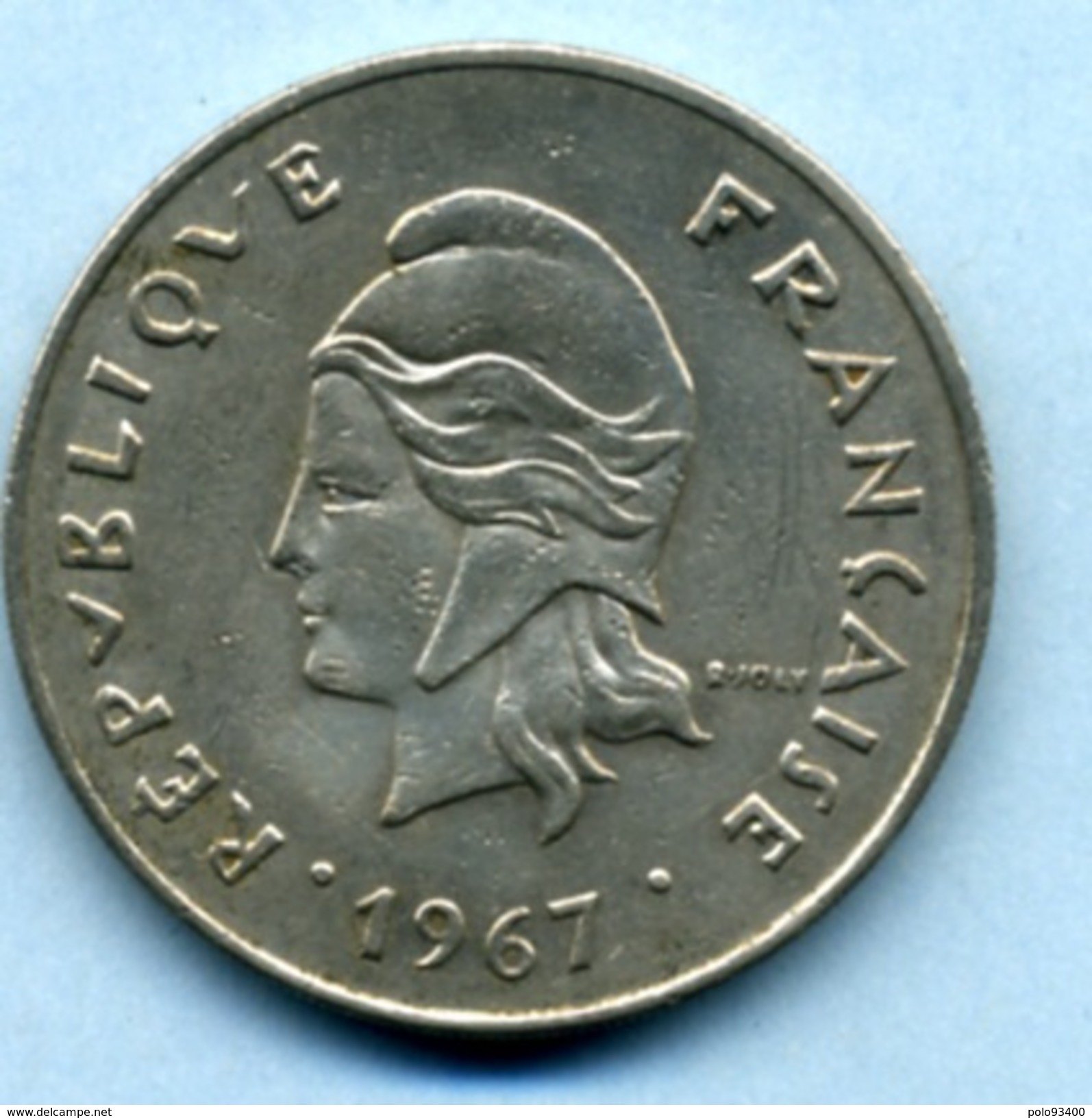 1967 50 FRANCS - New Caledonia