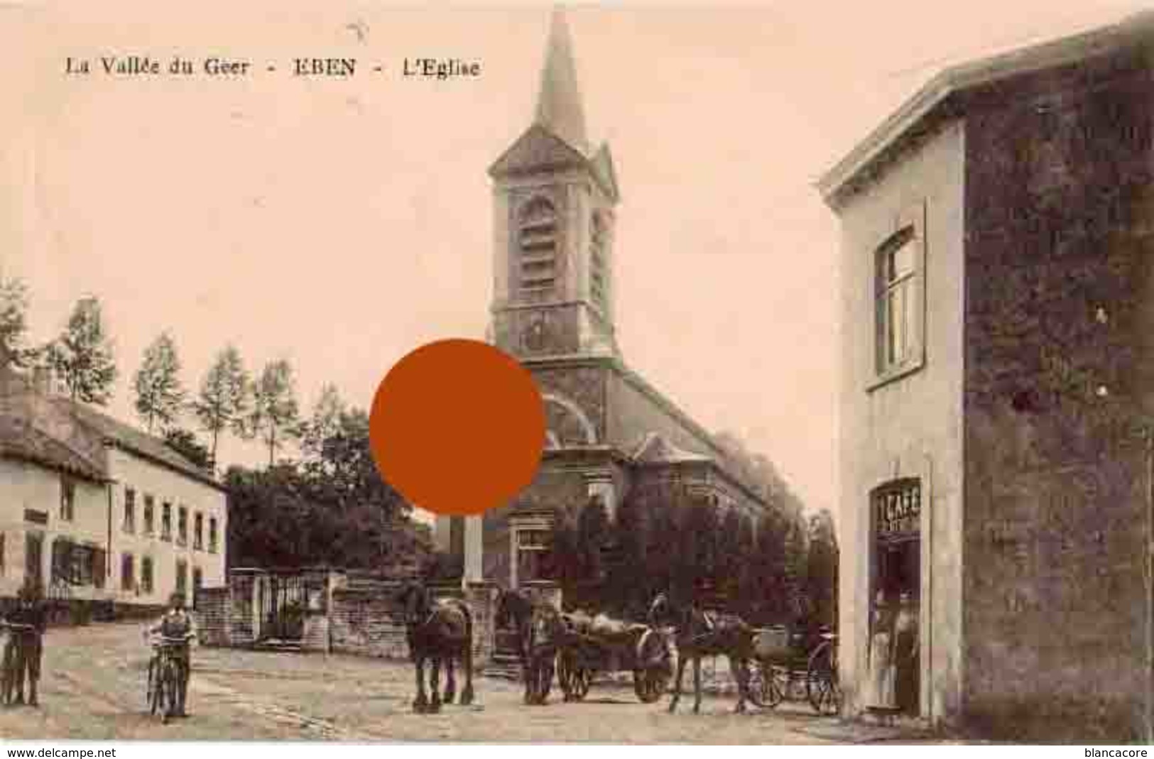 EBEN EMAEL Bassenge église + Attelage - Bassenge