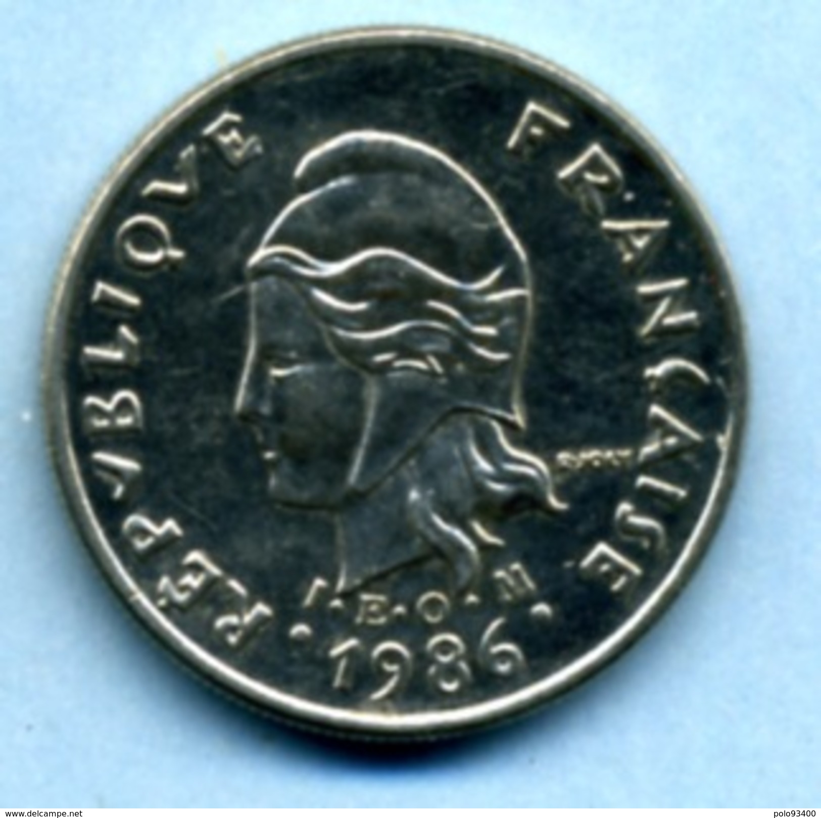 1986  10 FRANCS - Nuova Caledonia