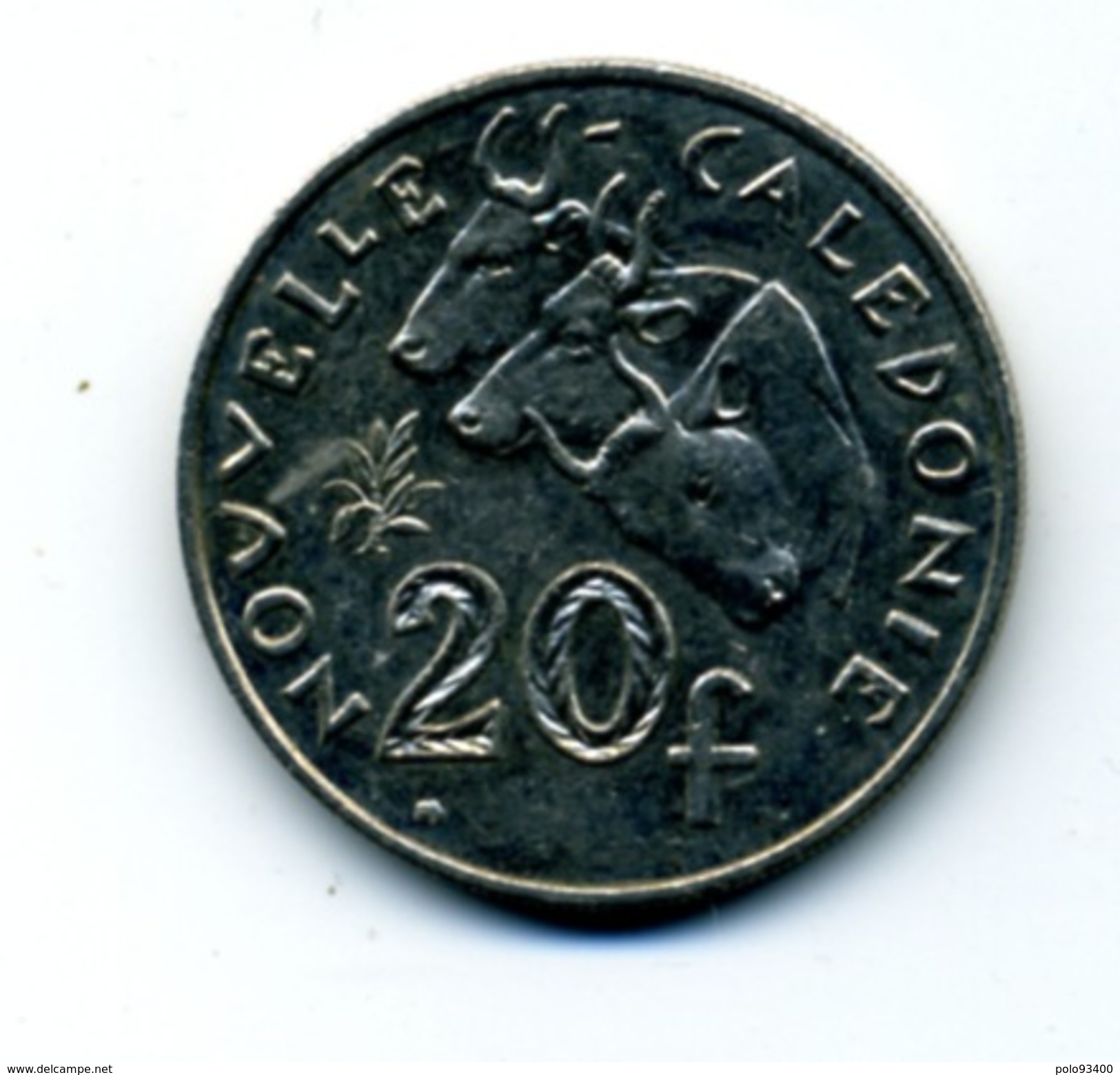 1972  20 FRANCS - Nuova Caledonia