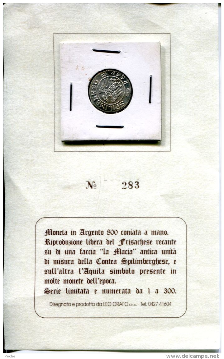 N°53251 GF-pièce De Monnaie En Argent -série Limitée- Tirage 1998- - Otros & Sin Clasificación