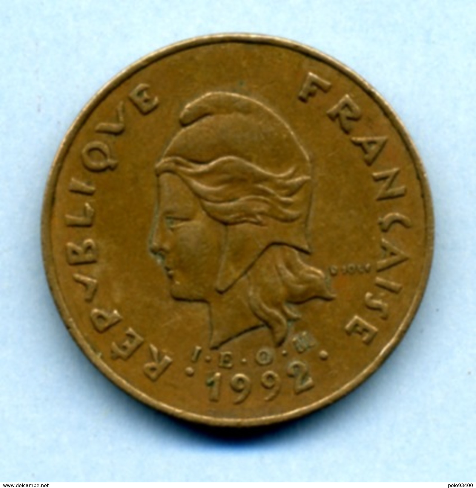 1992  100 FRANCS - Polinesia Francesa