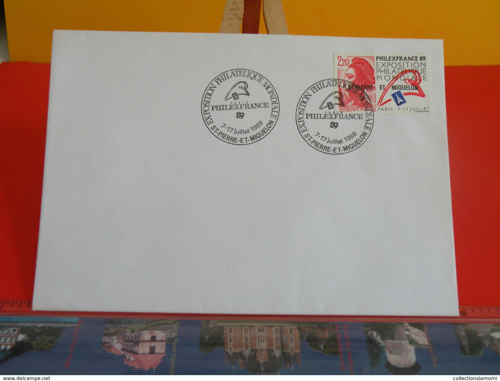 St.Pierre Et Miquelon > 1986-1989 > Lettres - Philatélie Mondiale - St Pierre Et Miquelon - 17.7.1989 - 1er Jour FDC - Cartas & Documentos